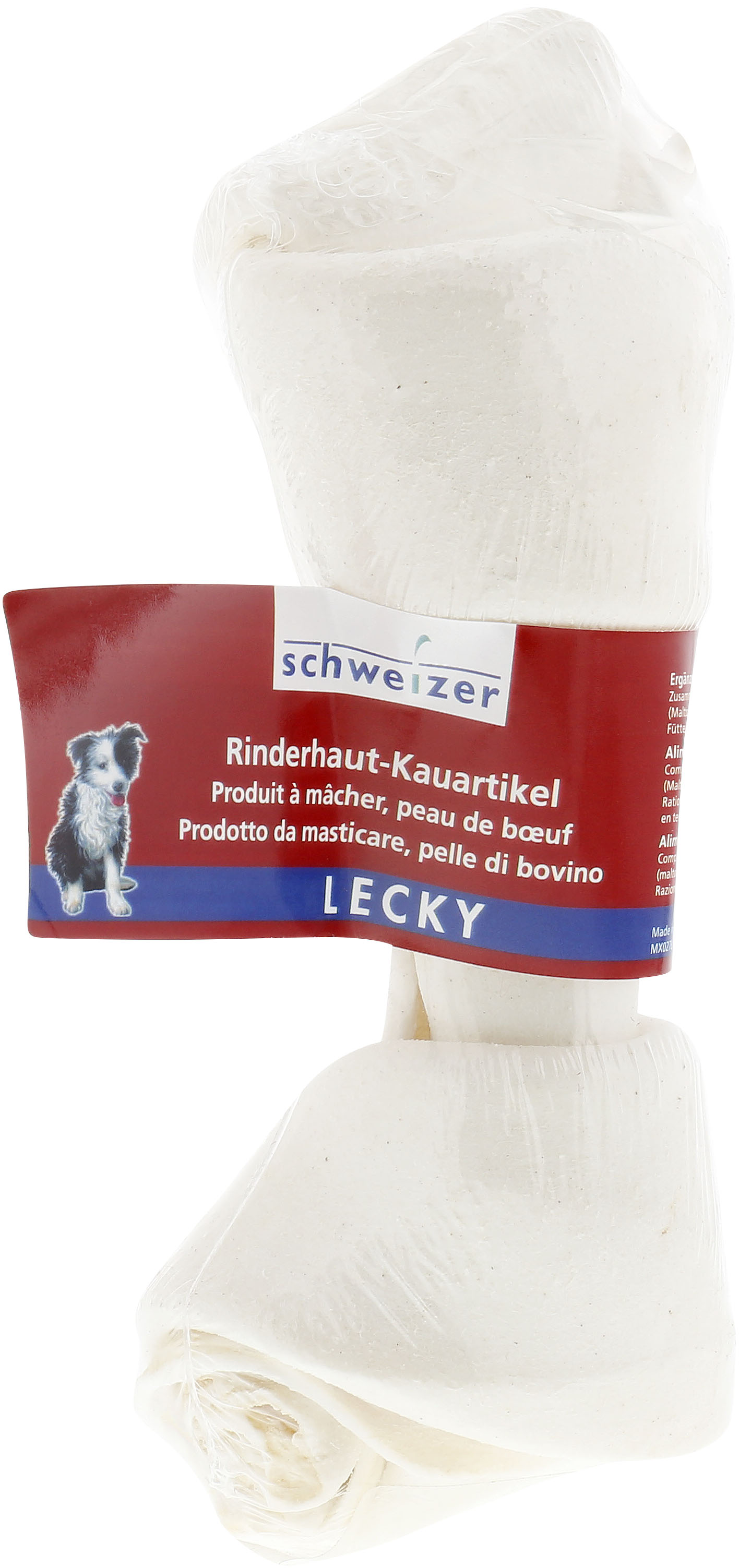 Lecky Kauknochen natur 15-18cm