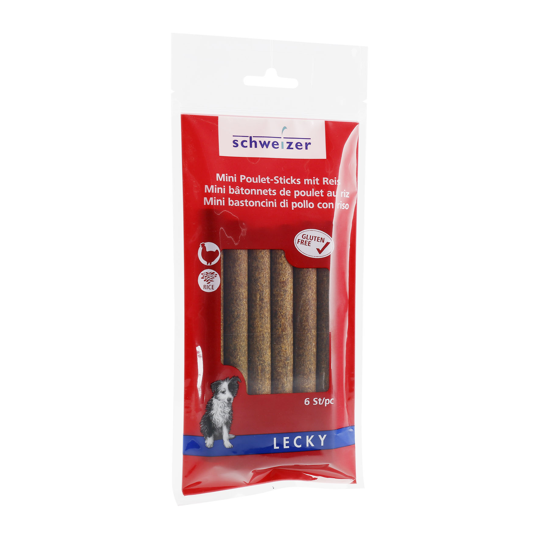 Lecky Mini Poulet-Sticks mit Reis, 120g