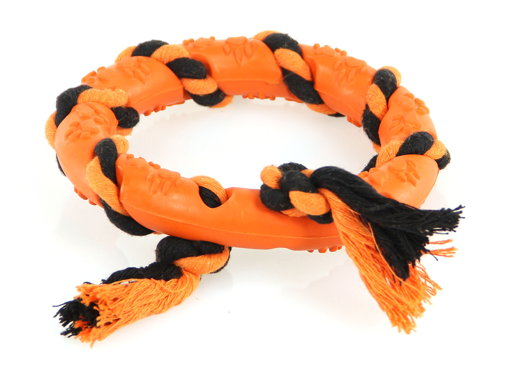 swisspet Spielring Jowa, orange/schwarz