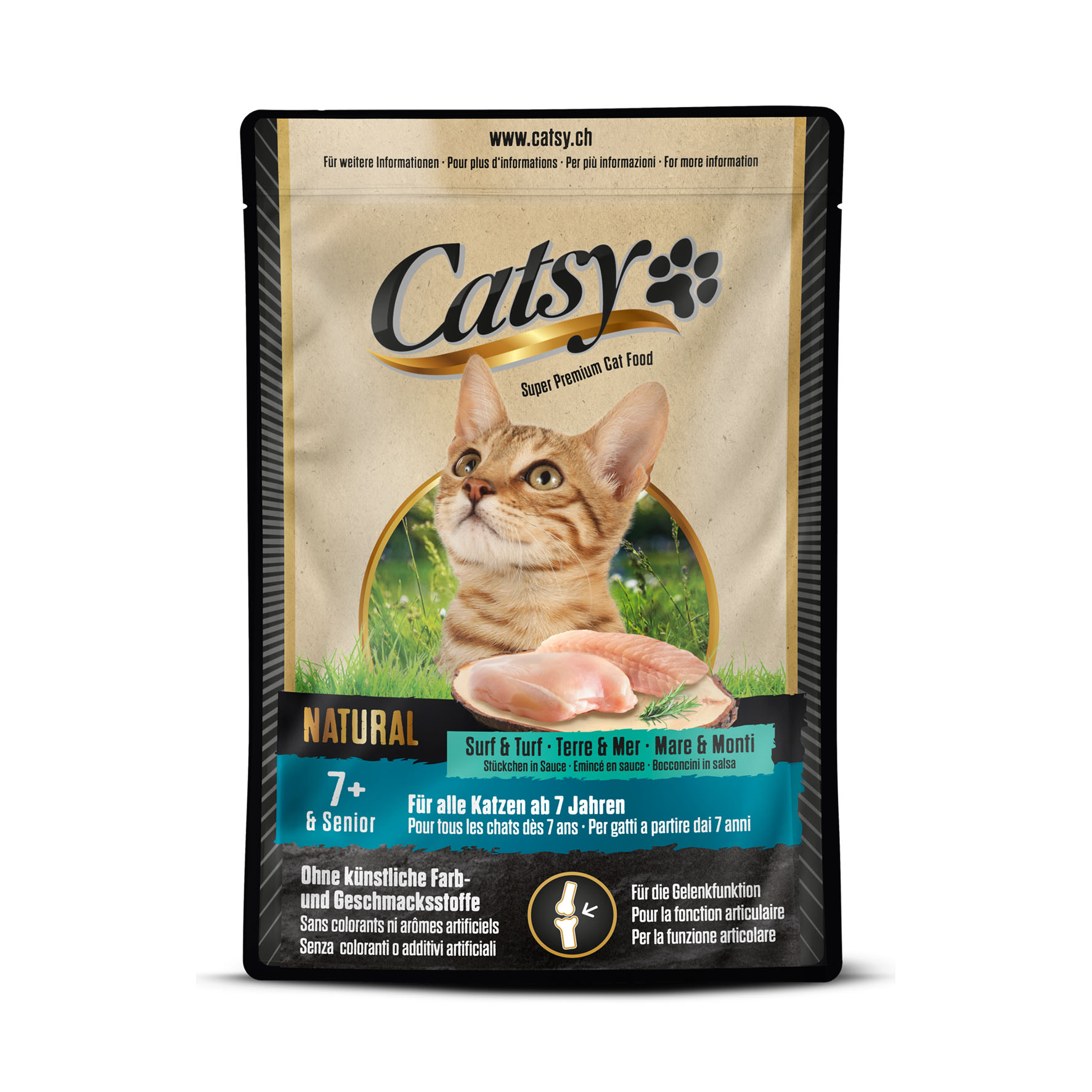 Catsy 7+ Senior Surf & Turf, 12x85g