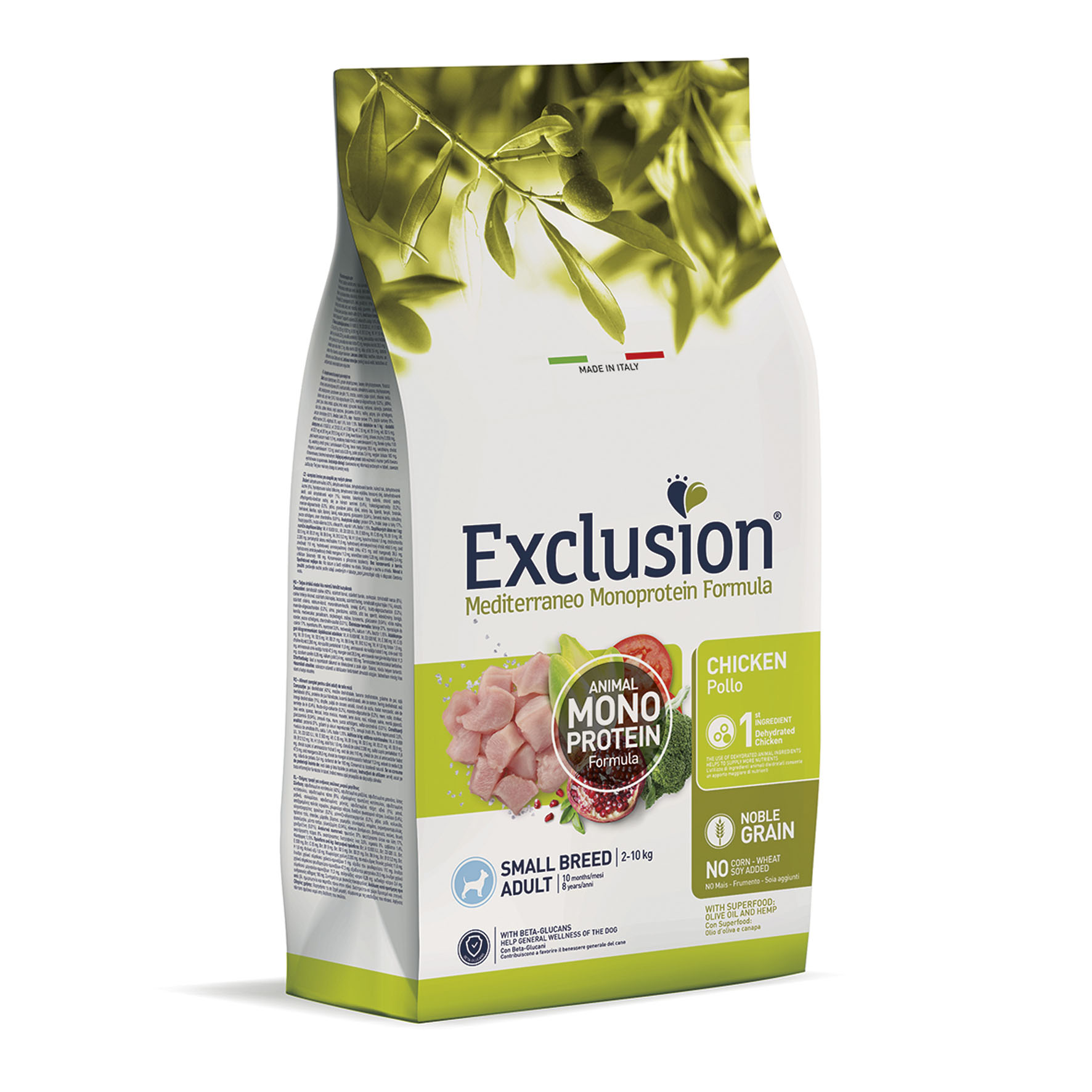 Exclusion Mediterraneo Adult Small, Pollo