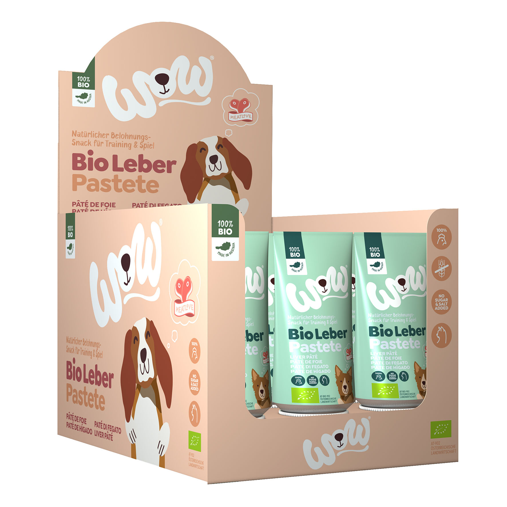 WOW BIO Leberpastete, 80g
