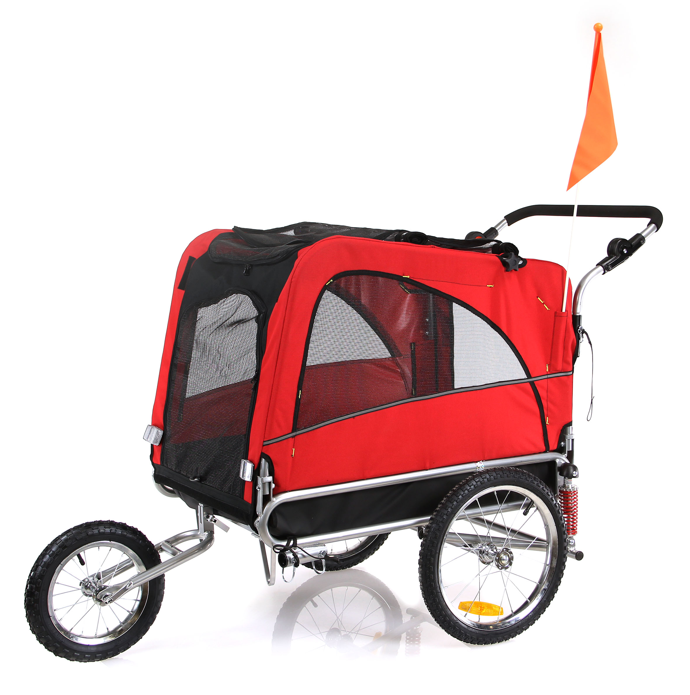 swisspet remorque à vélo & poussette pliante Vito 2in1