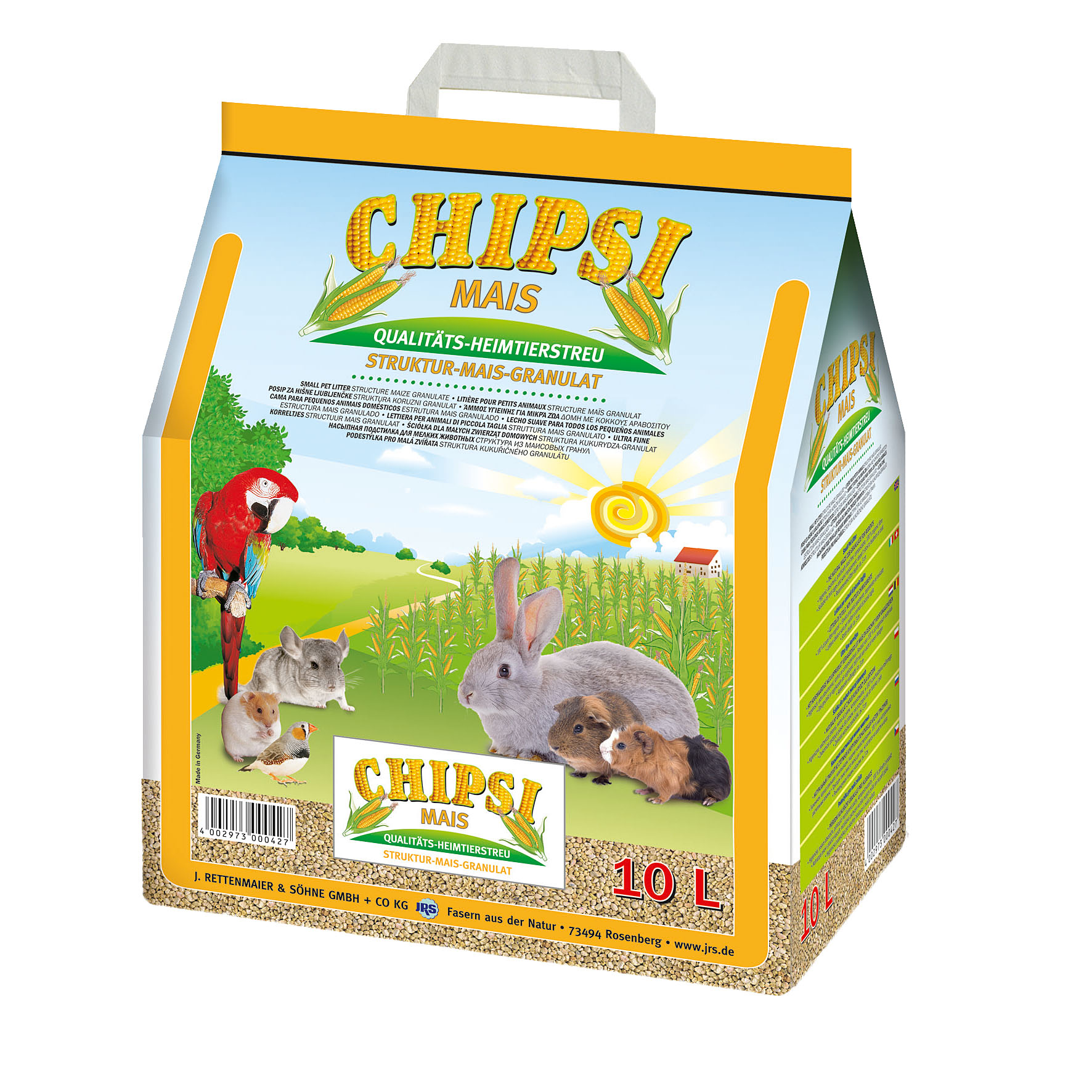 Chipsi Einstreu Mais 10L