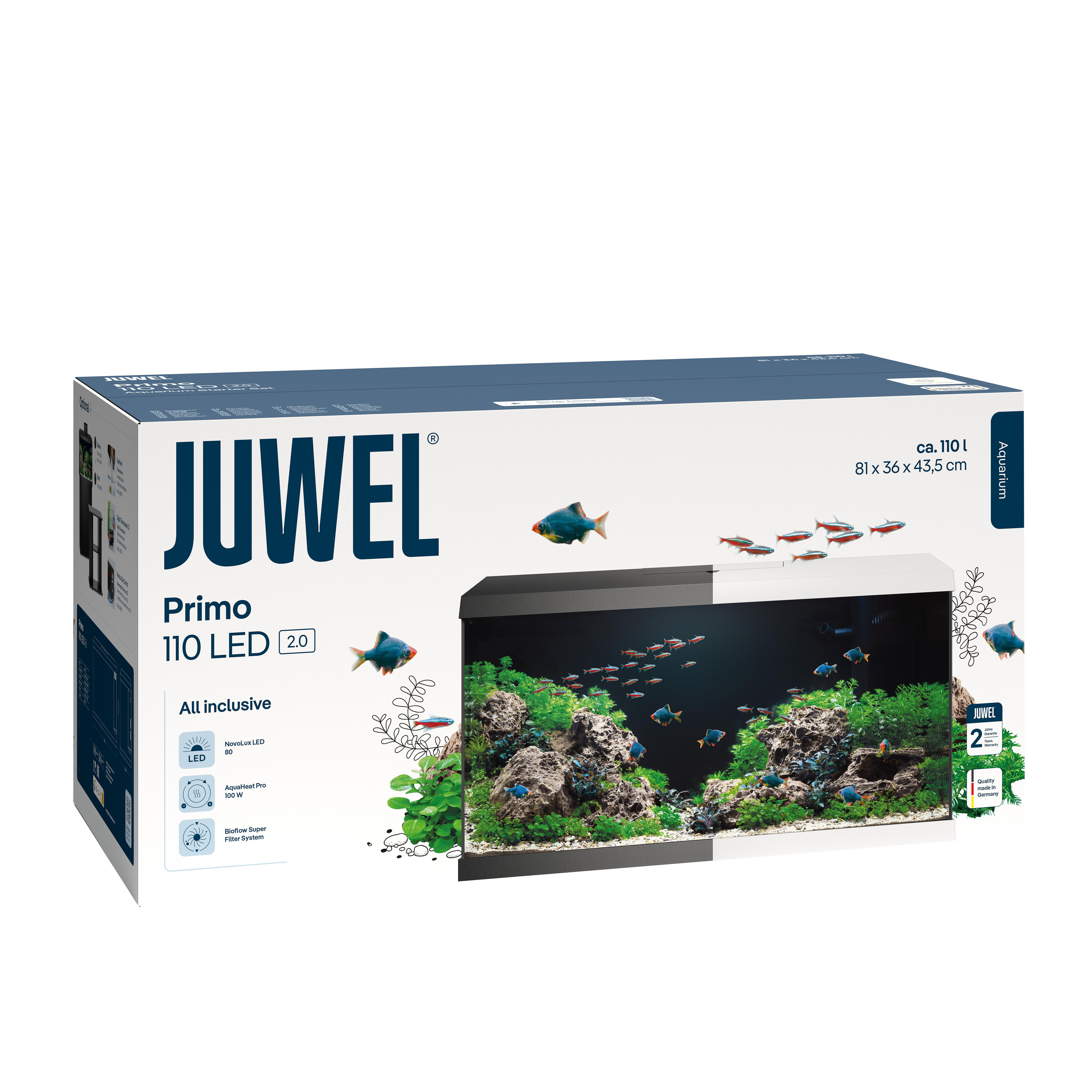 Juwel Aquarium Primo 110 LED 2.0, weiss