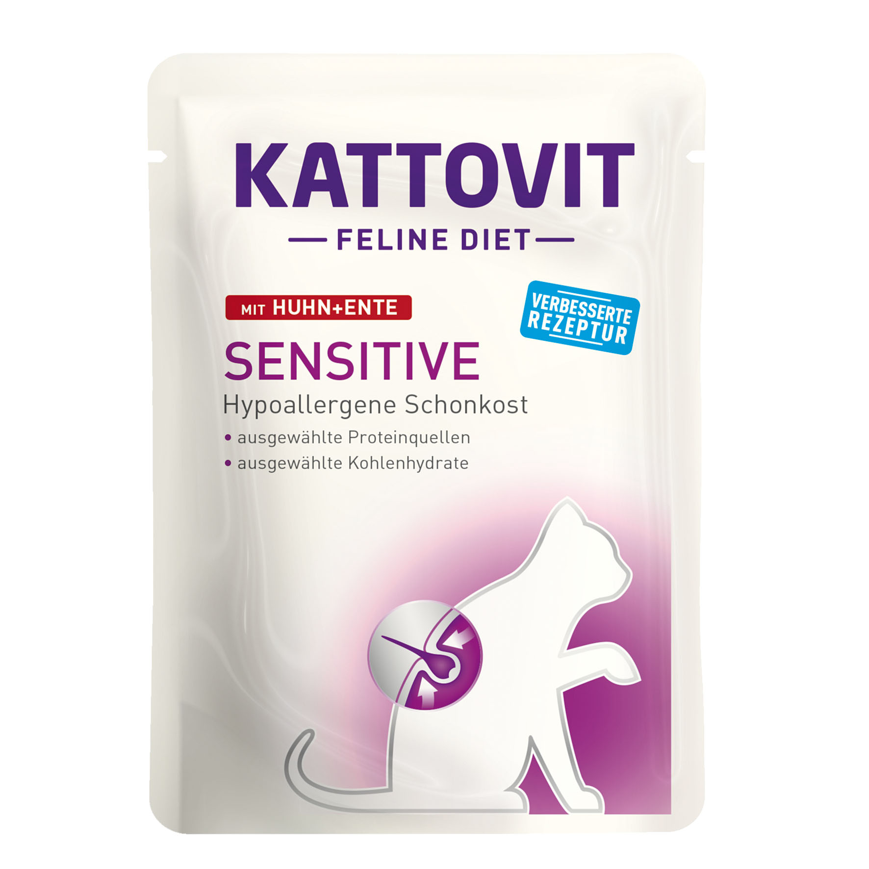 Kattovit Sensitive Huhn und Ente 