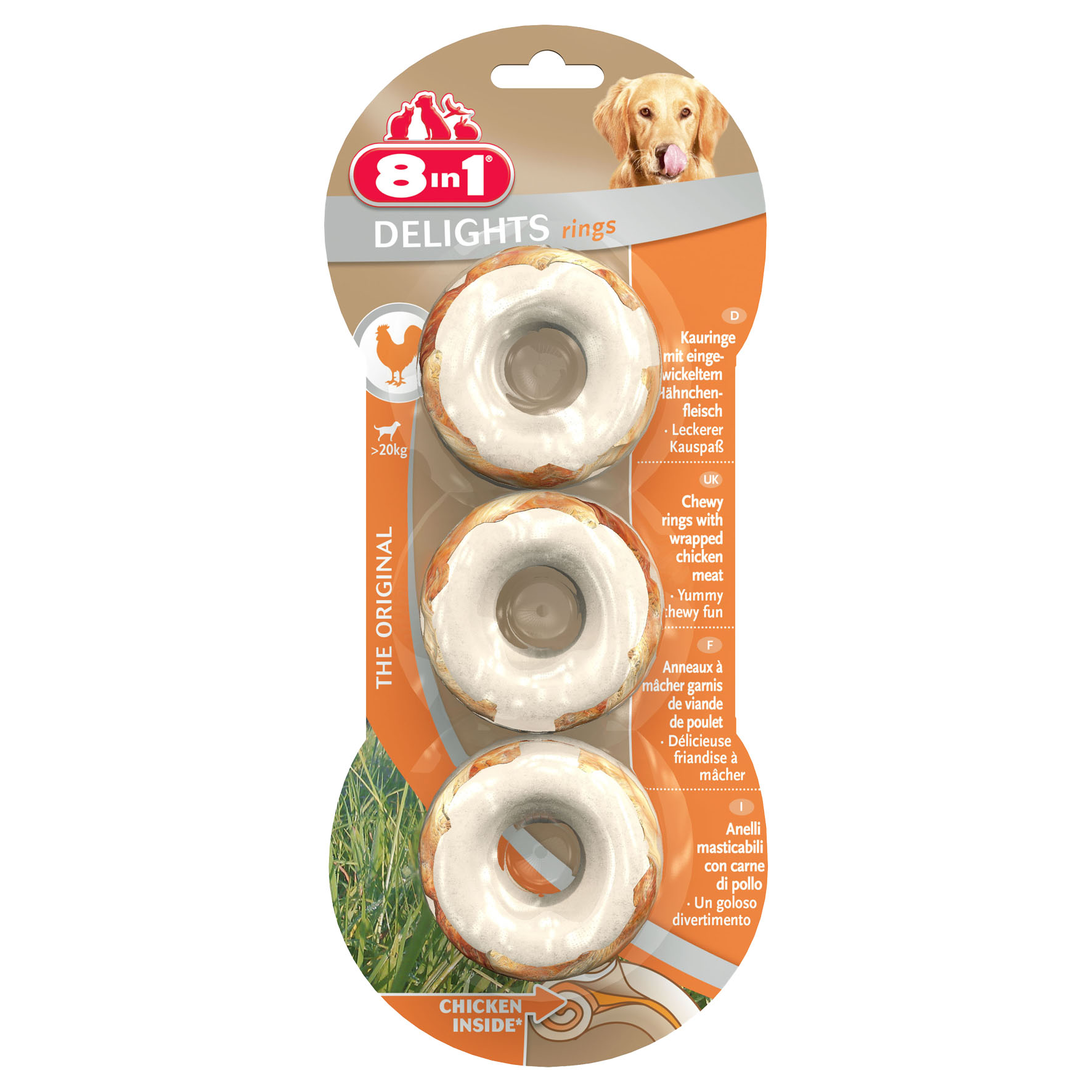 8in1 Delights Ringe 3 Stk. / 120g