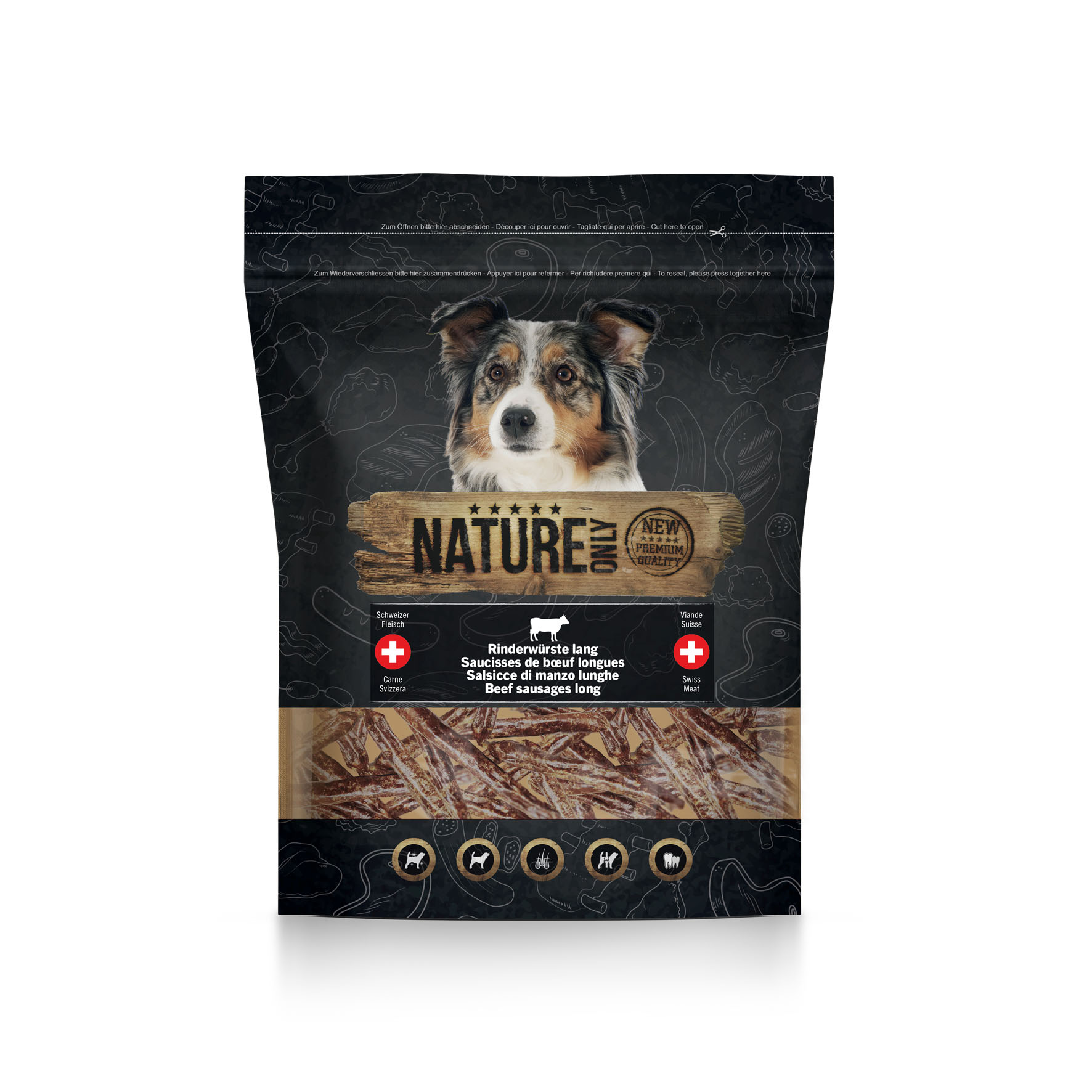 Nature Only Rinderwürste lang - Schweizer Fleisch, 340g