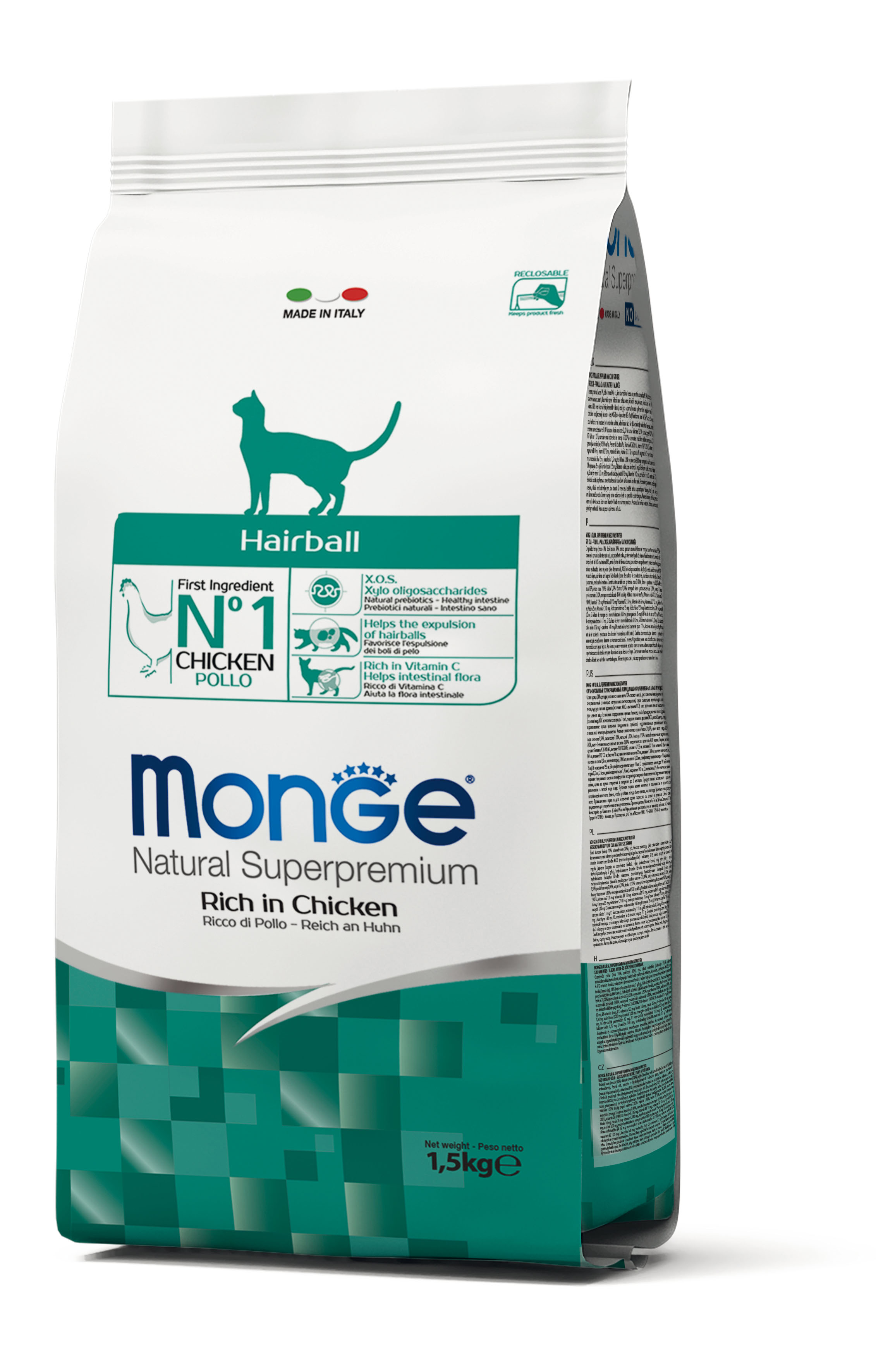 Monge Katze Hairball Huhn