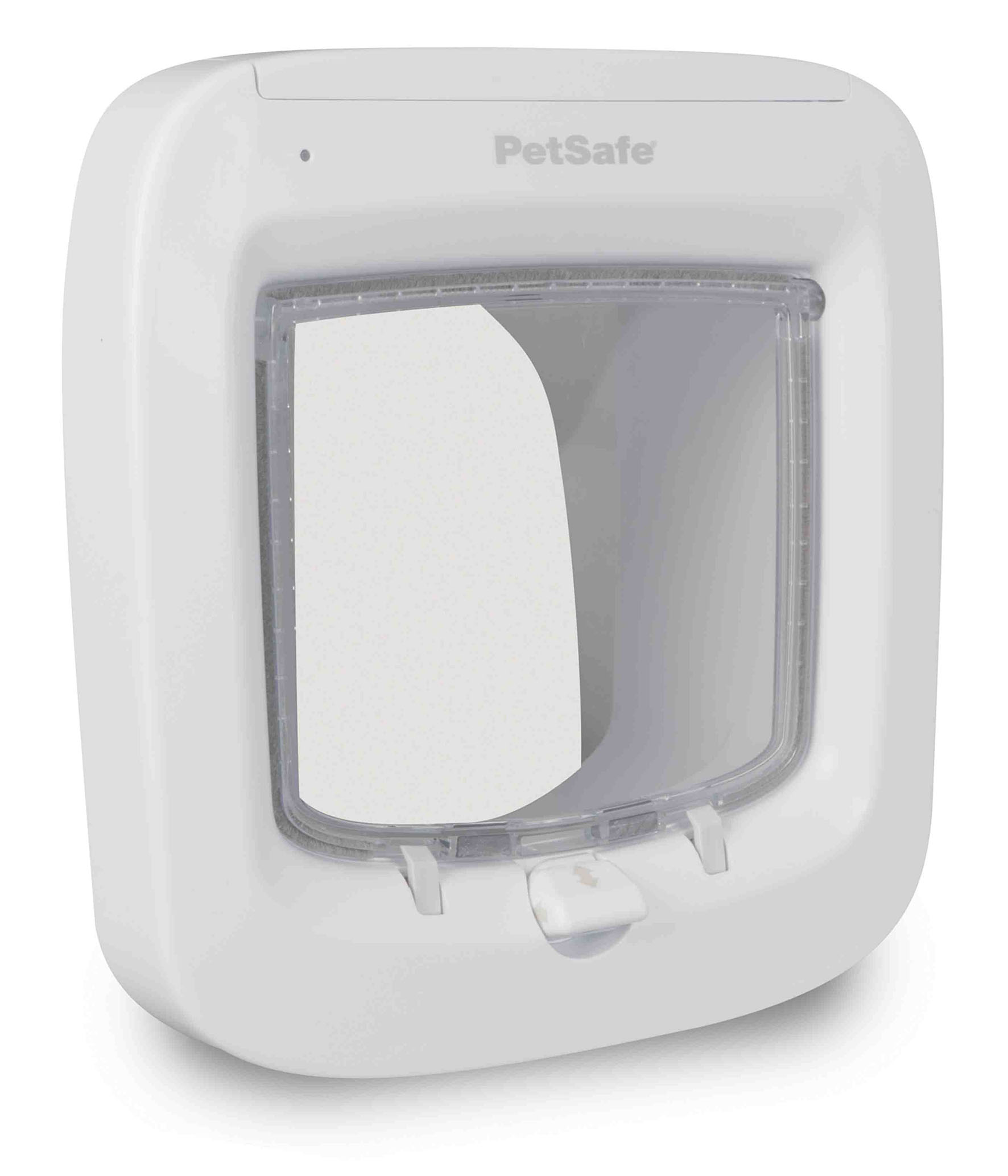 Chatière avec puce électronique PetSafe, blanche