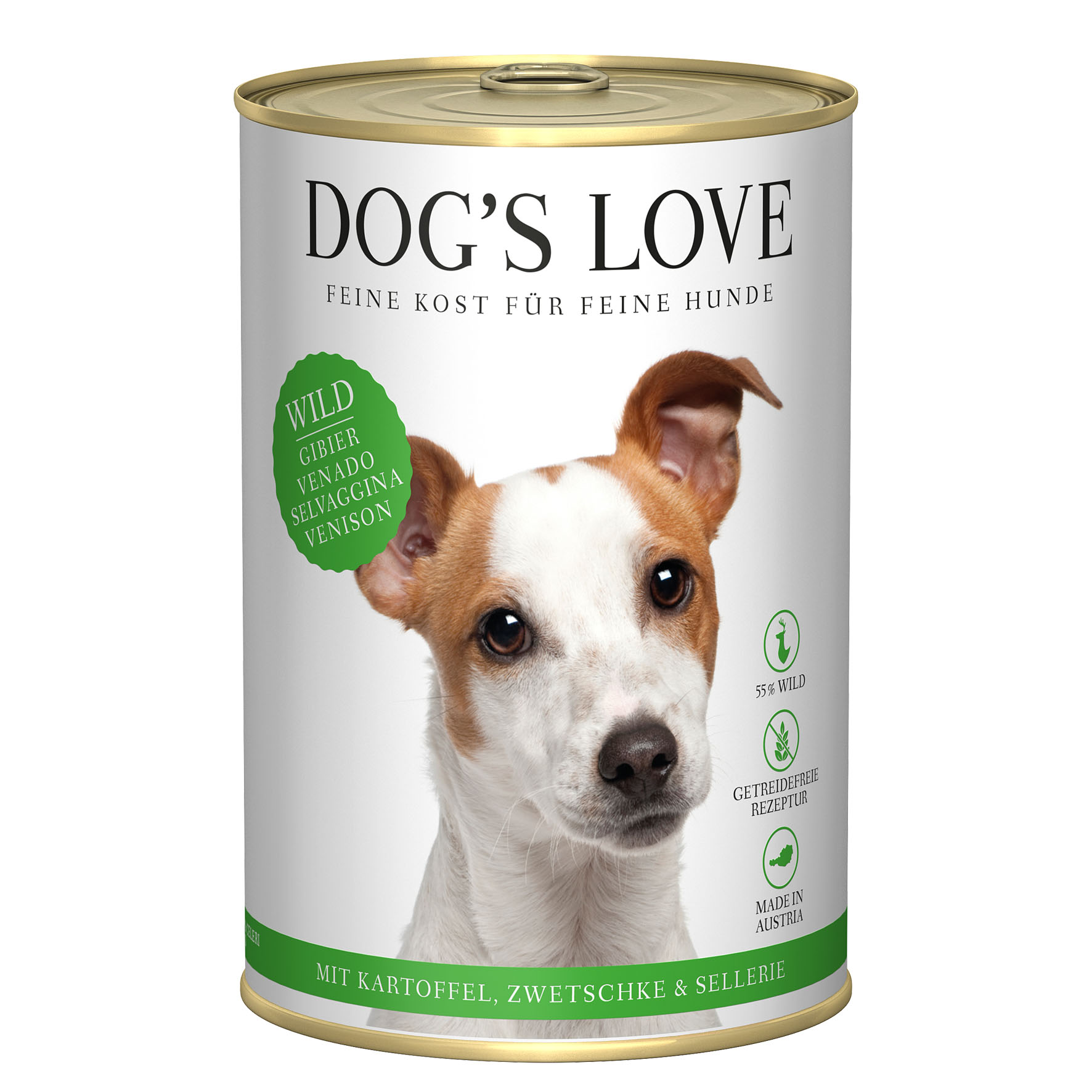 Dog‘s Love Classic Adult Wild, Kartoffel, Zwetschgen & Sellerie, 400g
