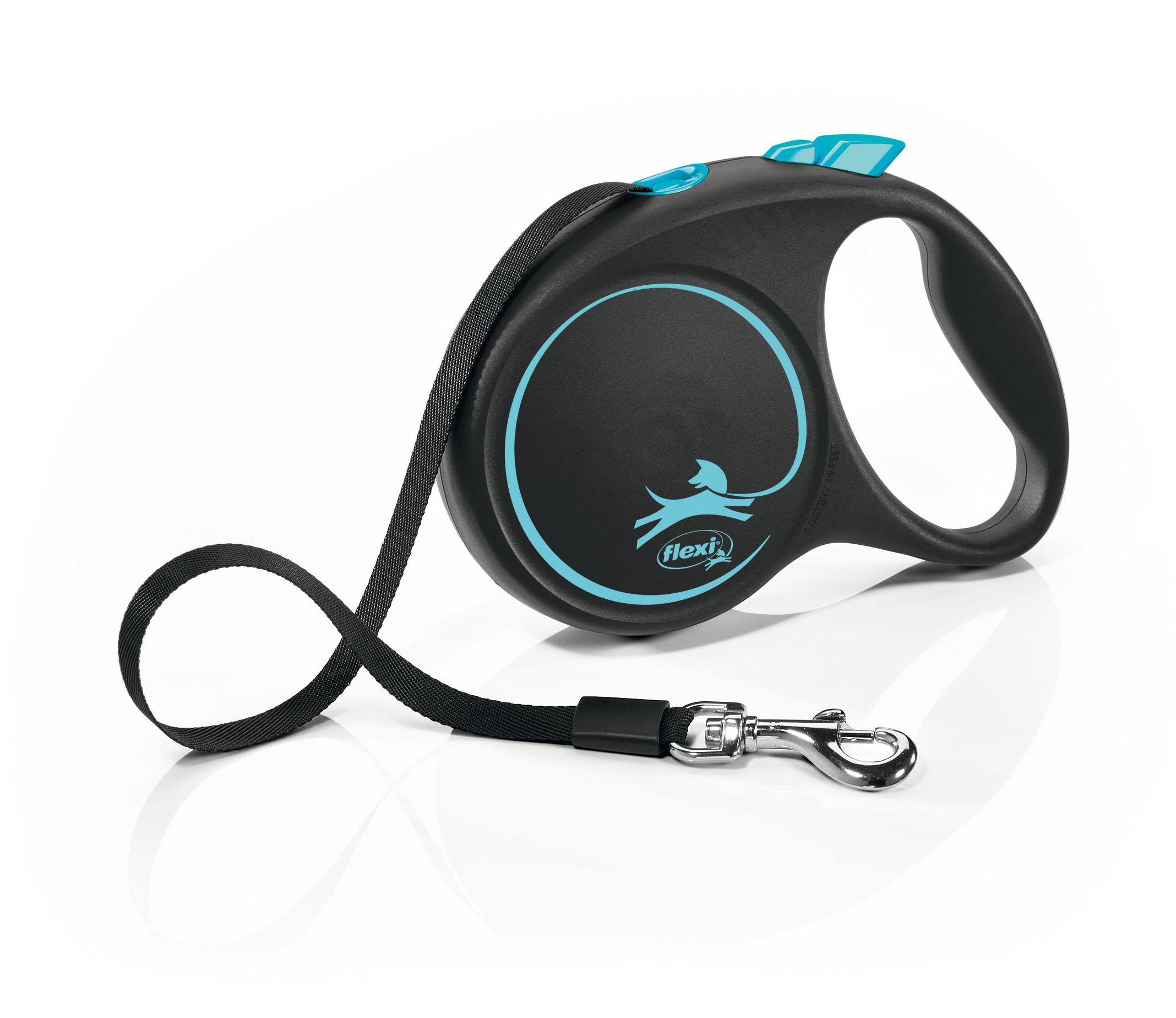 Flexi Black Design, Seil, blau, Grösse M 	