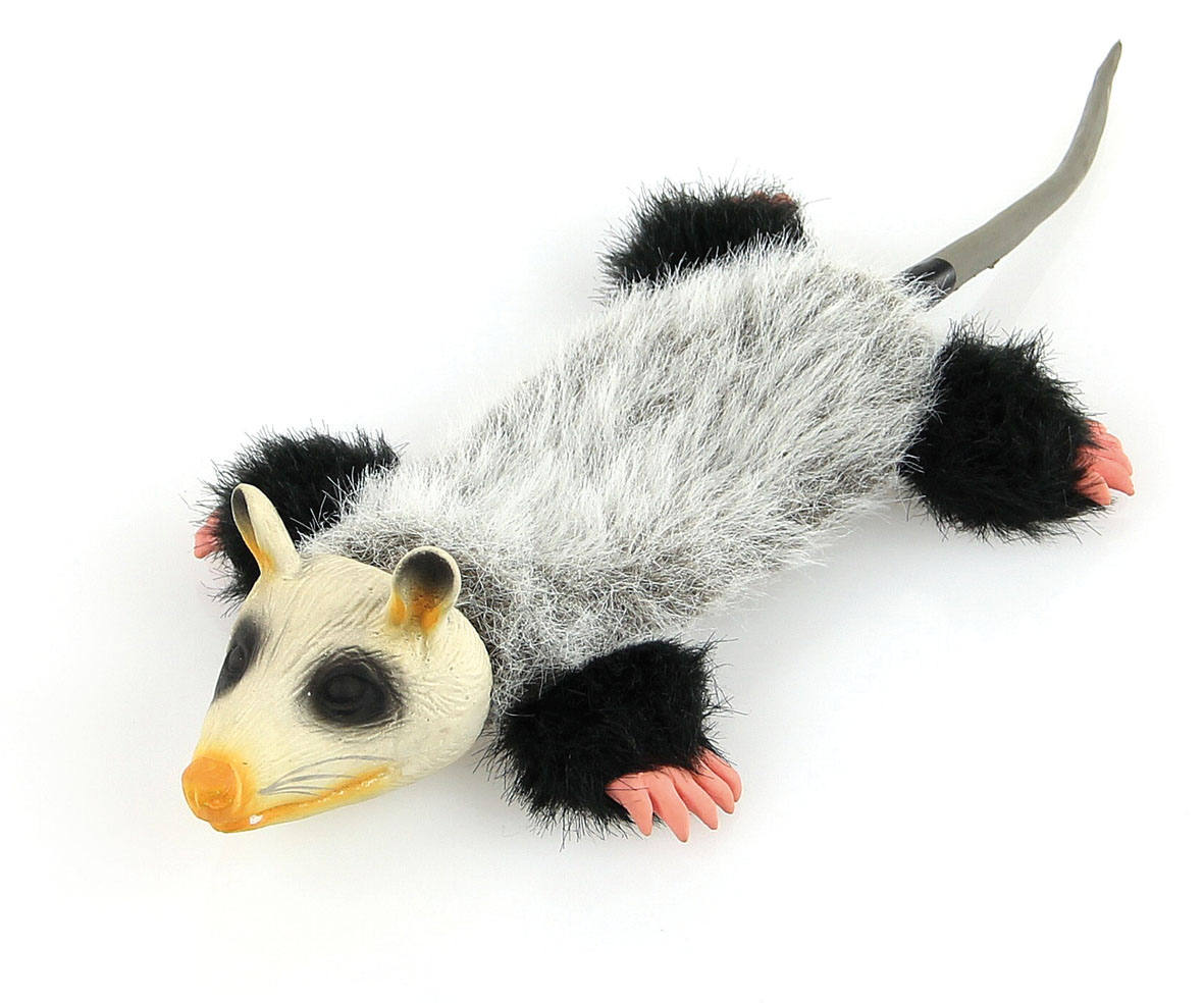 Opossum en latex et peluche