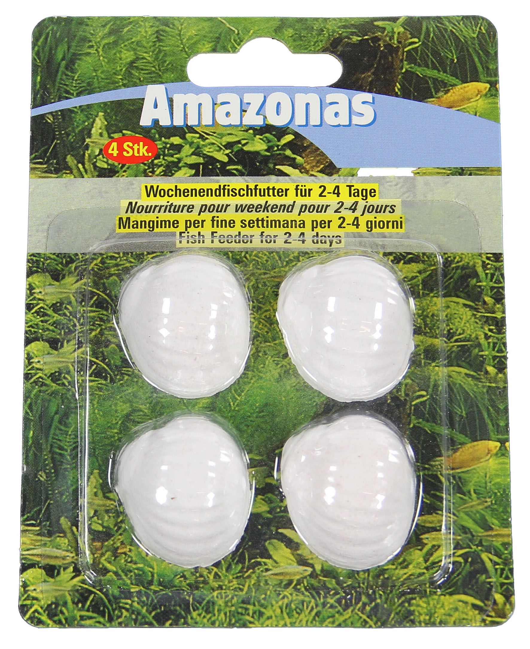 Wochenendfischfutter für 2-4 Tage