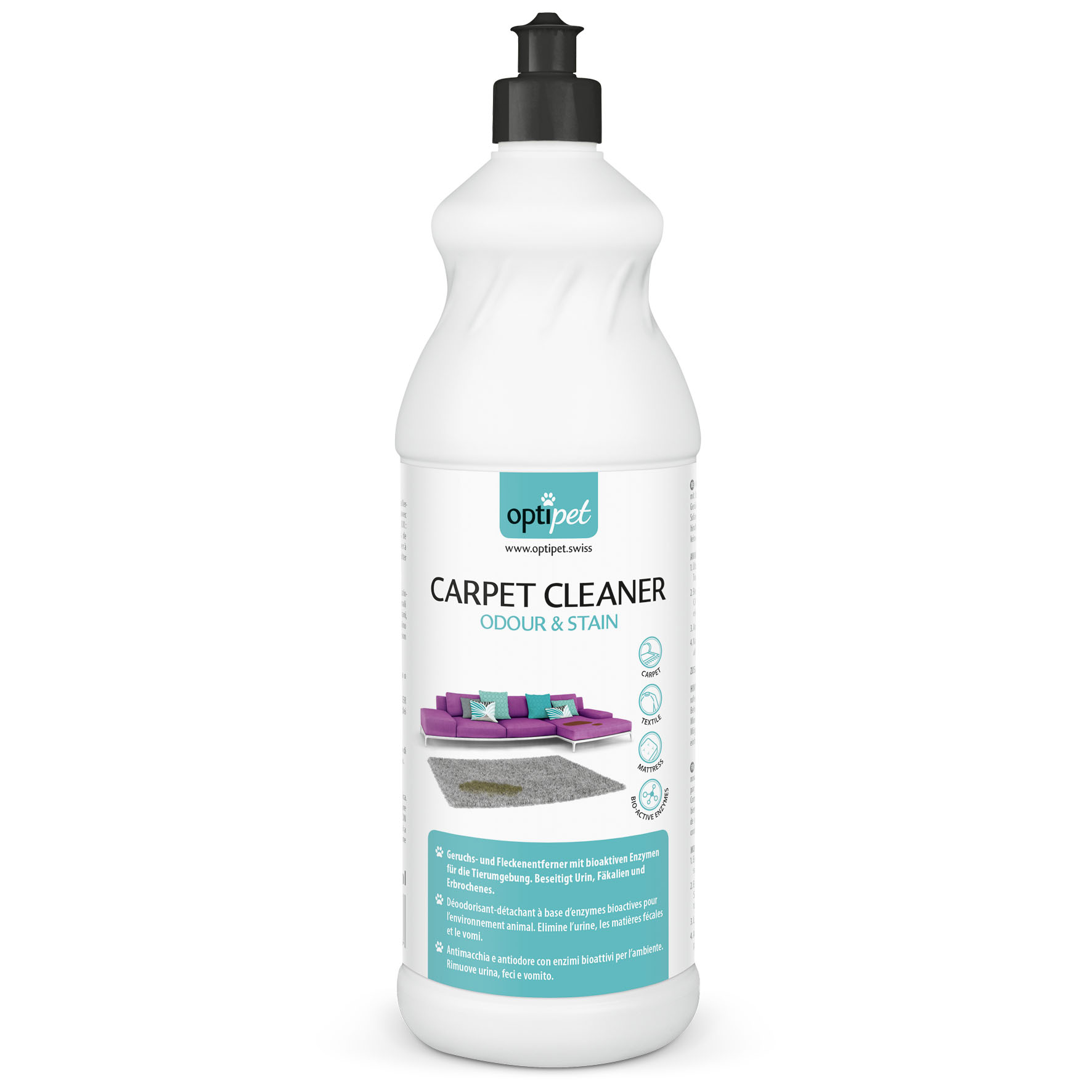 Optipet Cleaner Odour & Stain, 1000ml
