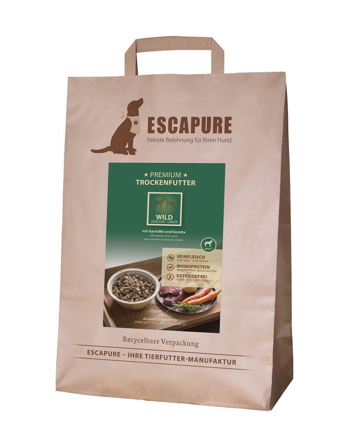 Escapure Selvatici Premium cibo secco 4 kg