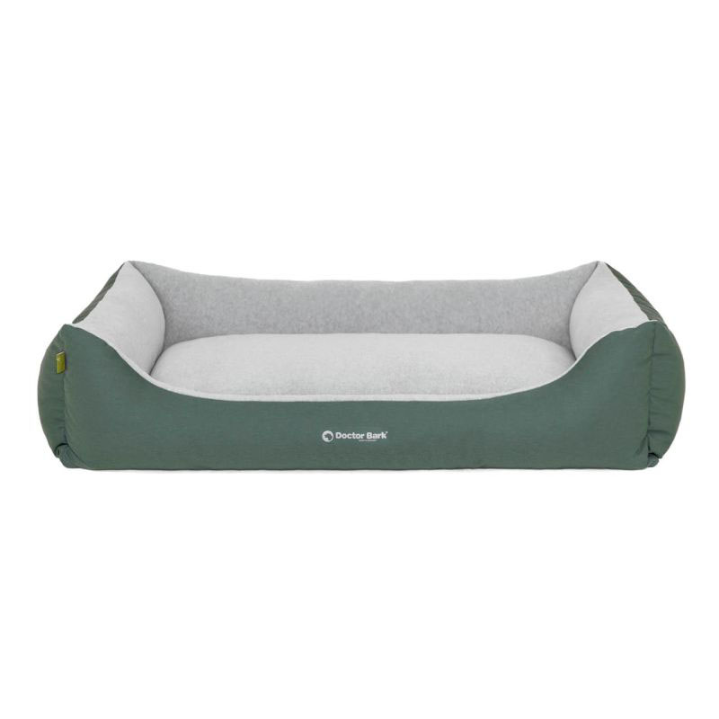 DoctorBark Hundebett GreenLabel grün XL, 80x62cm