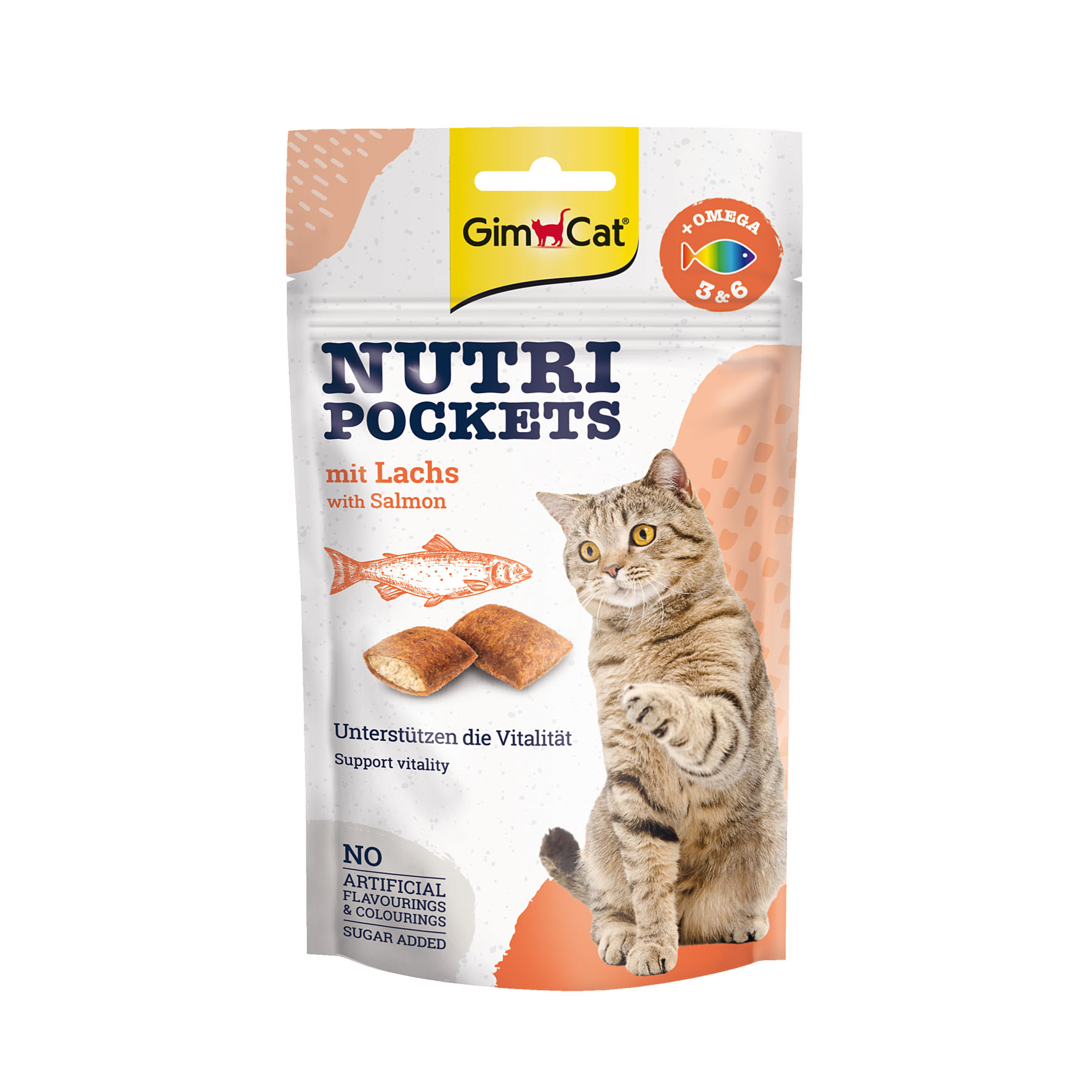 GimCat NutriPockets Lachs 60g
