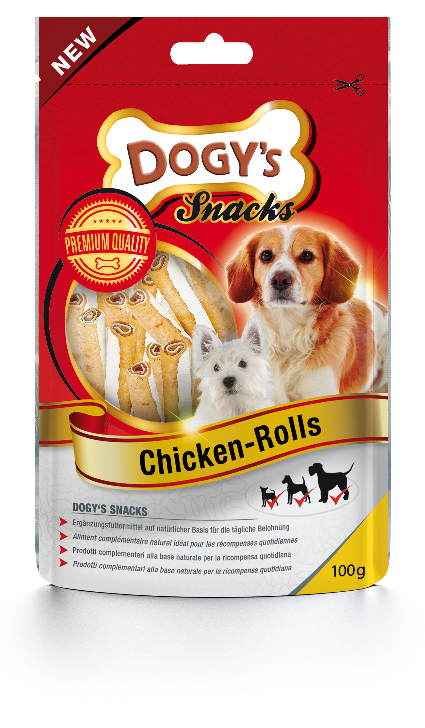 Dogy`s Chicken-Rolls 140g/pcs.