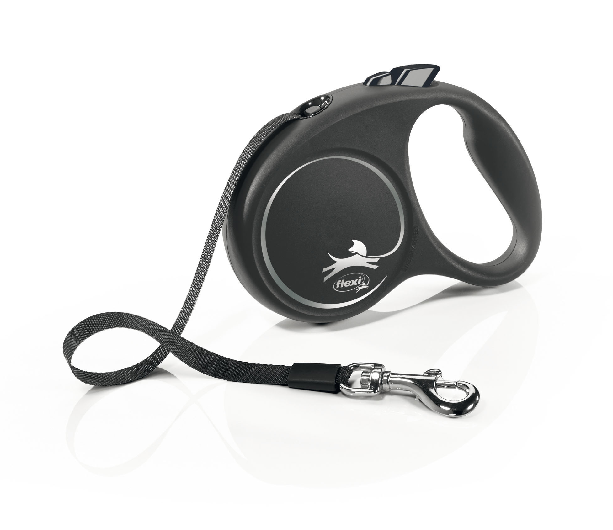 Flexi Black Design, Seil, silber, Grösse S 