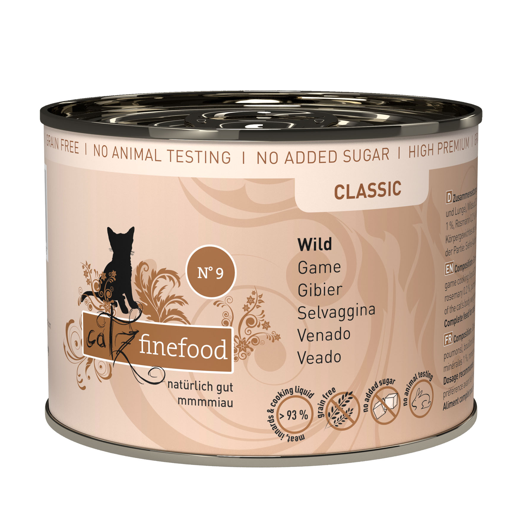Catz Finefood No. 9 con selvaggina, 200g