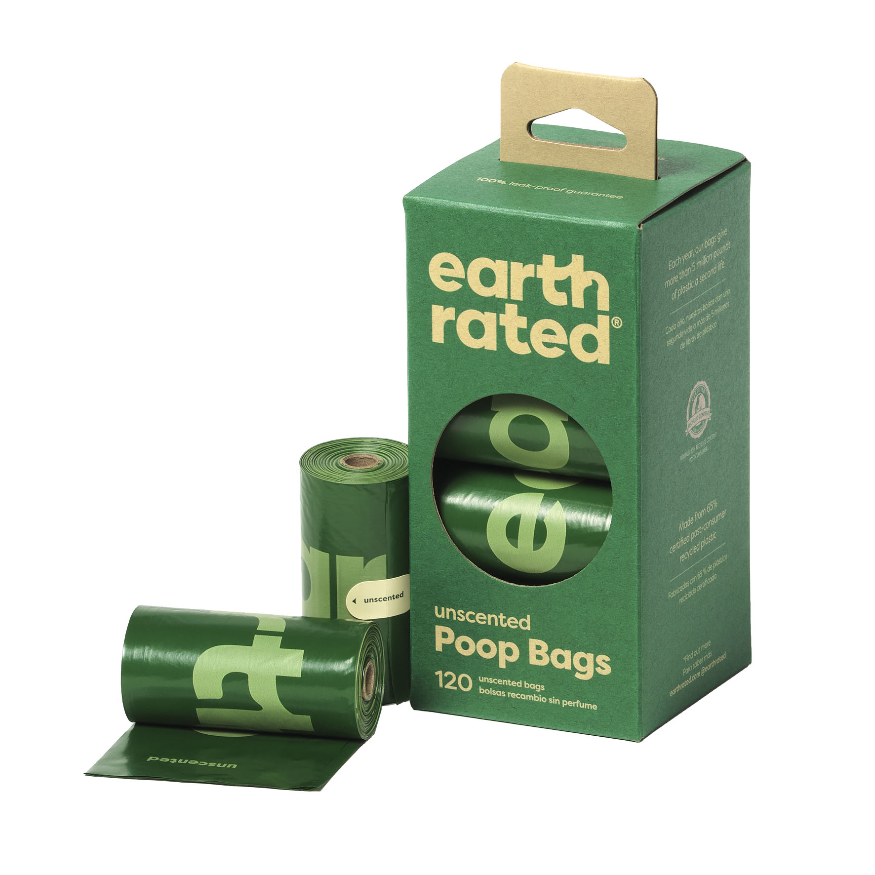 Earth Rated Kotbeutel 120 Stk., ohne Duft