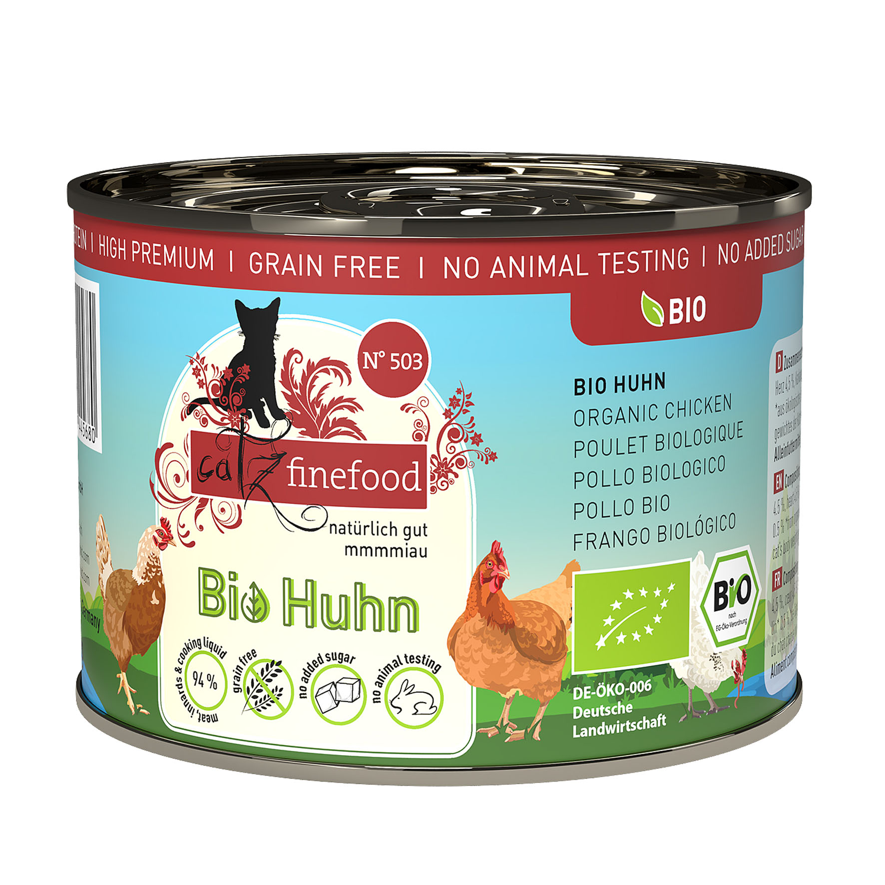 Catz Finefood Bio No. 503 avec poulet