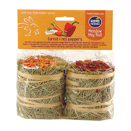 Rotolo di fieno con carota e peperone, 2 pezzi, 200g