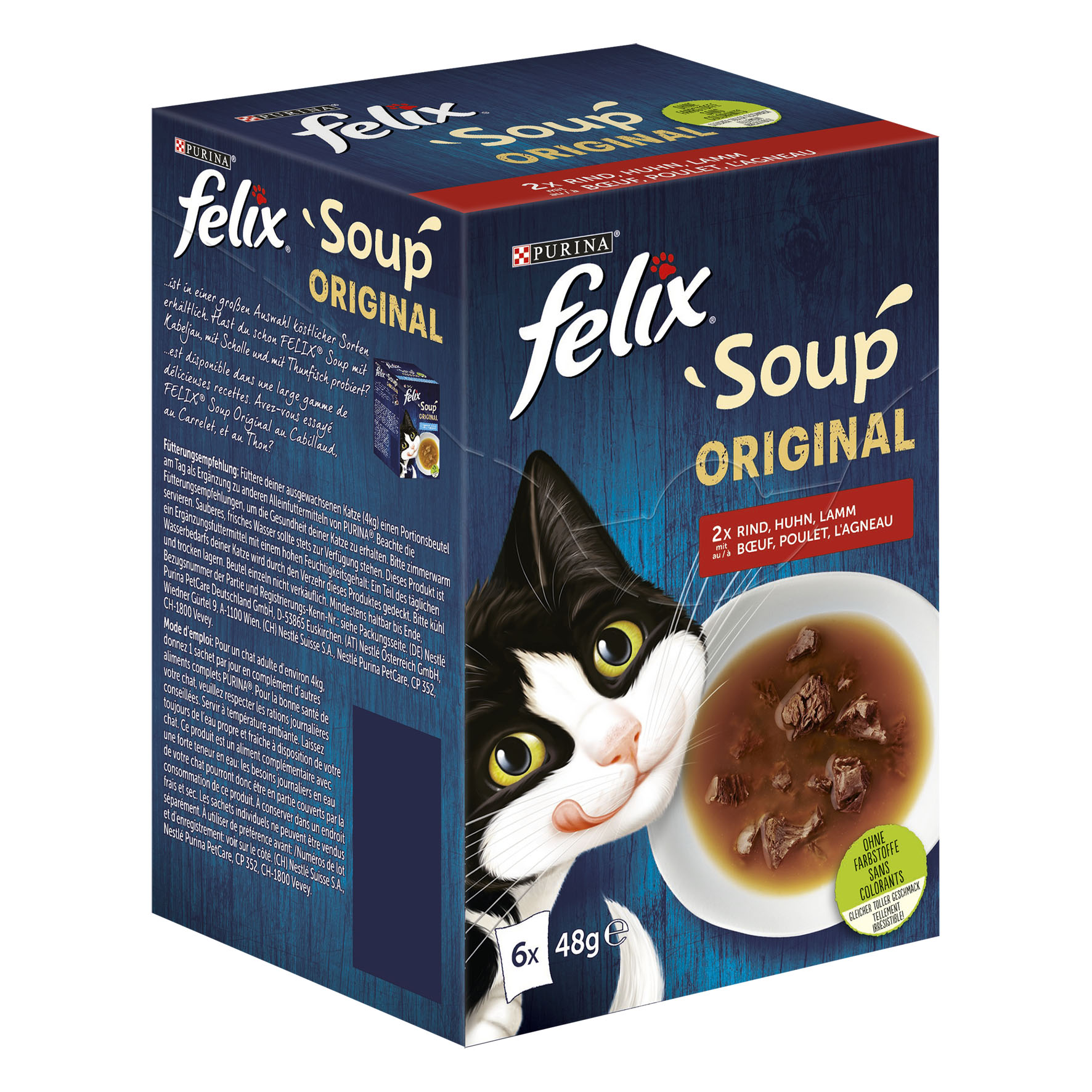 Felix Soup Fisch, 6x48g