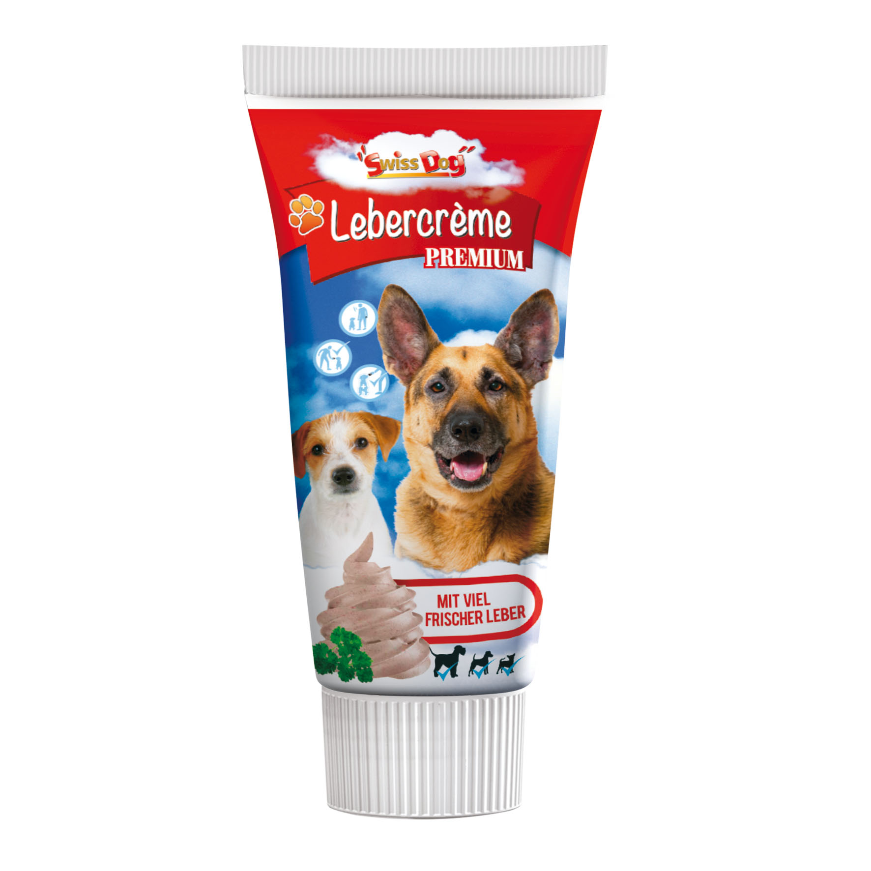 SwissDog crème au foie Premium, 75g