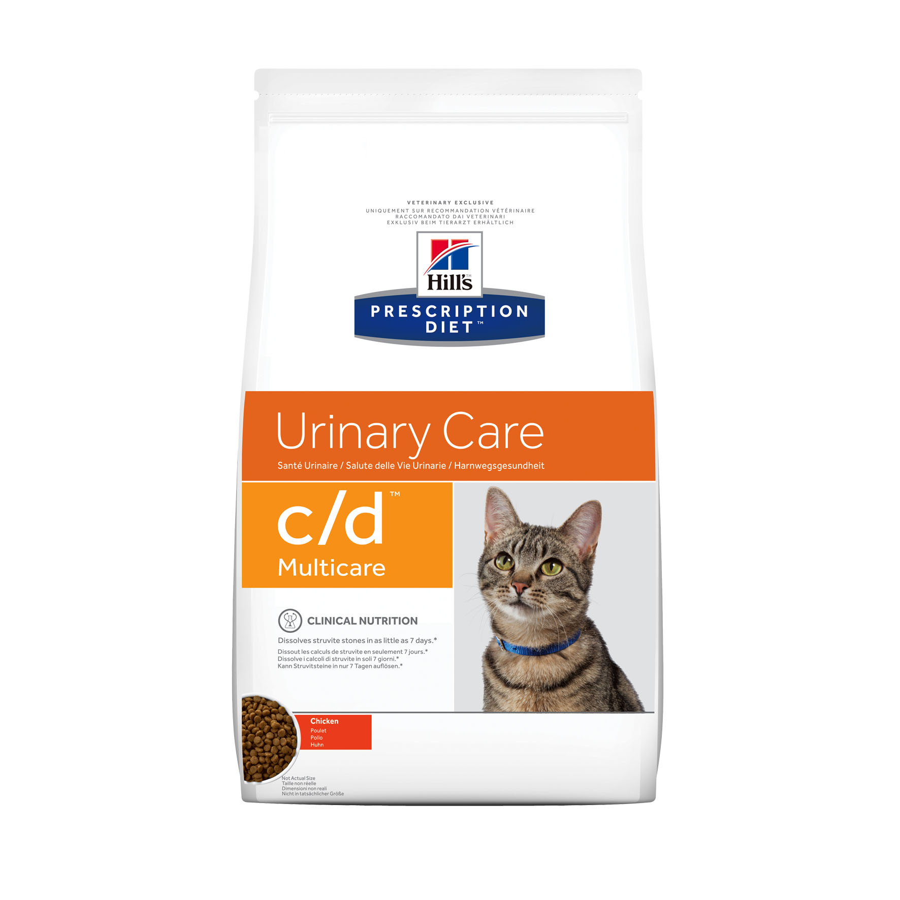 Hill‘s Prescription Diet c/d Multicare Feline mit Huhn, 1.5kg