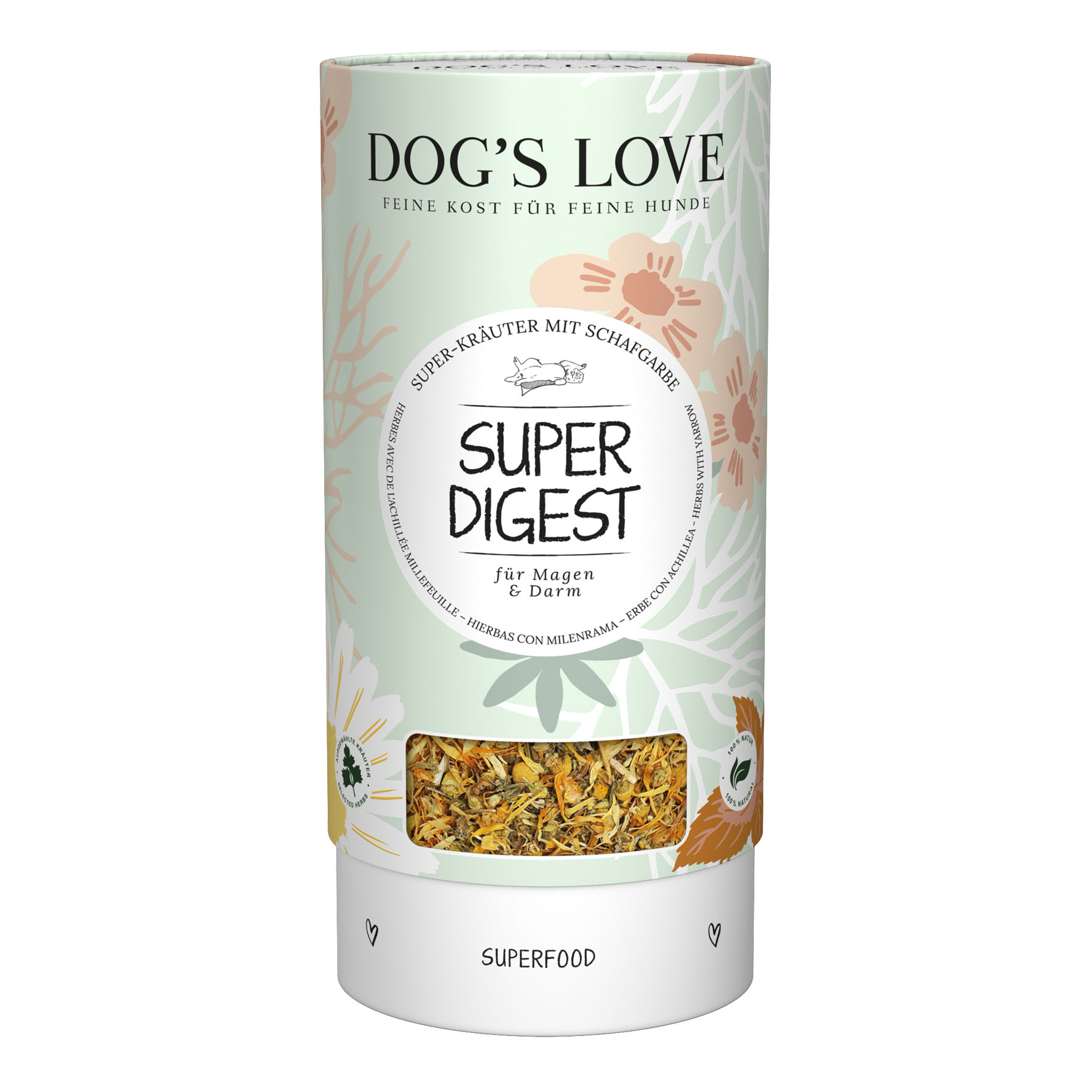 DOG'S LOVE Super-Digest, erbe per stomaco e intestino, 70g