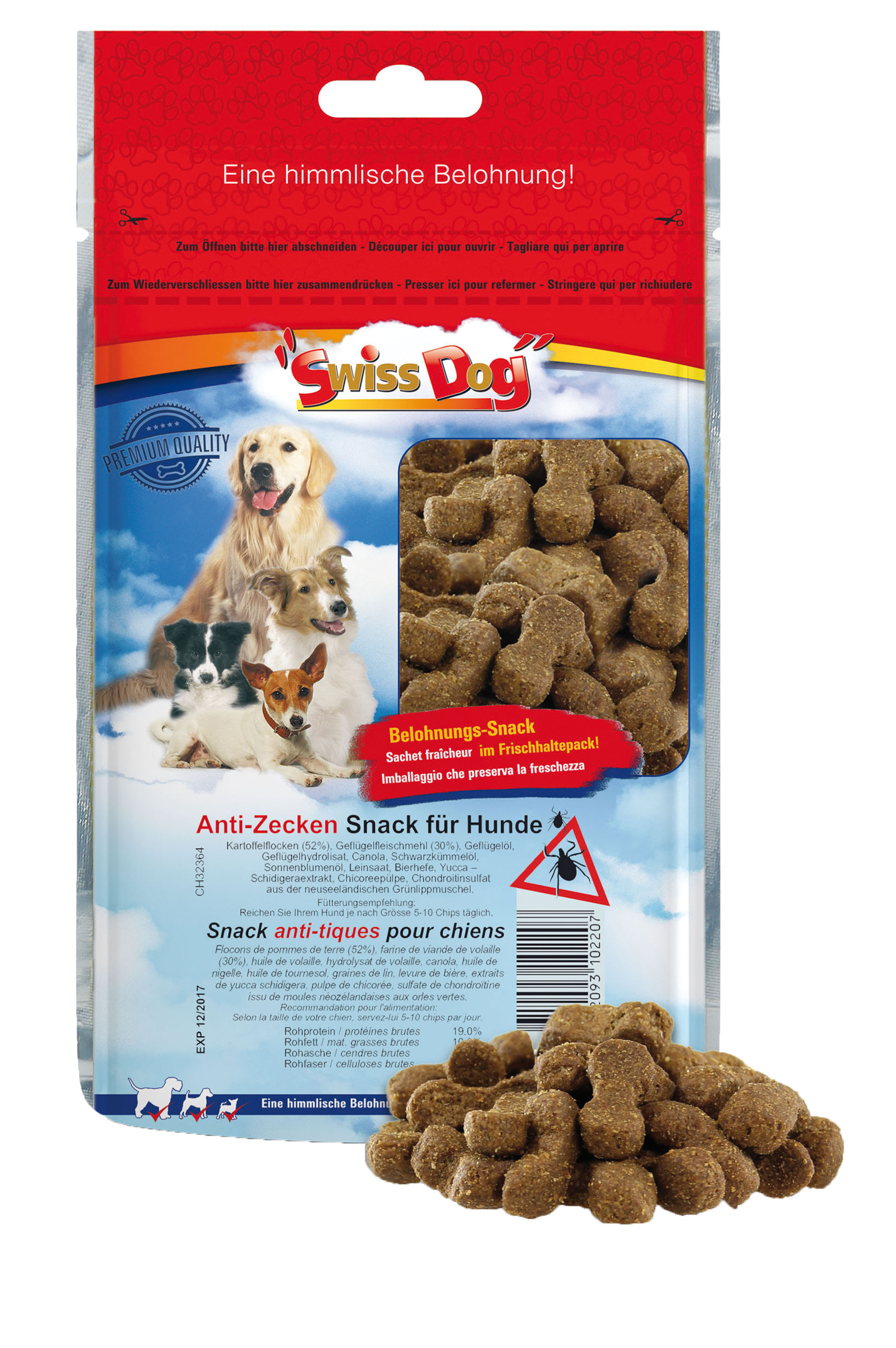 SwissDog Anti-Zecken-Snack, 450g