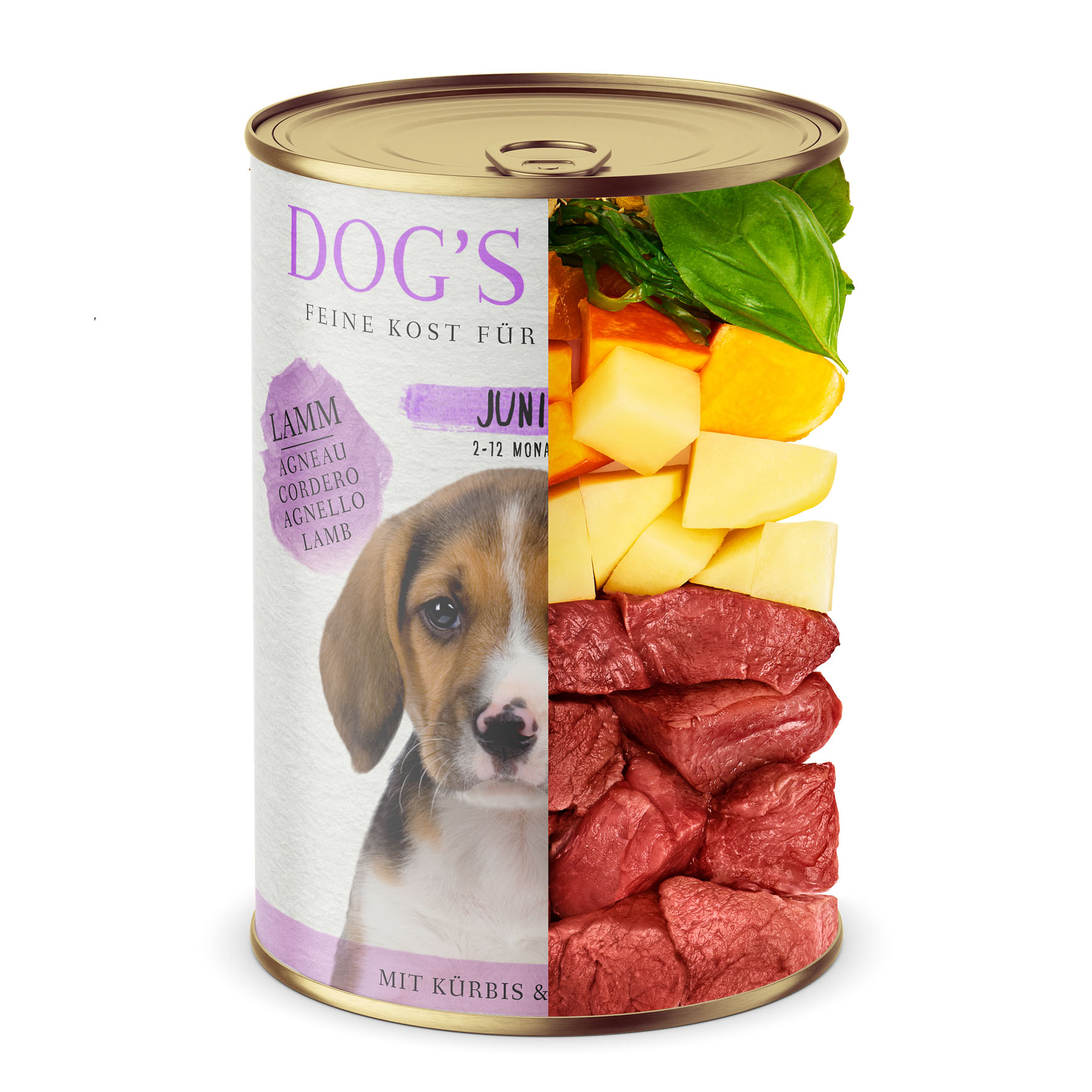 Dog‘s Love Junior Lamm, Kürbis & Kamille, 400g