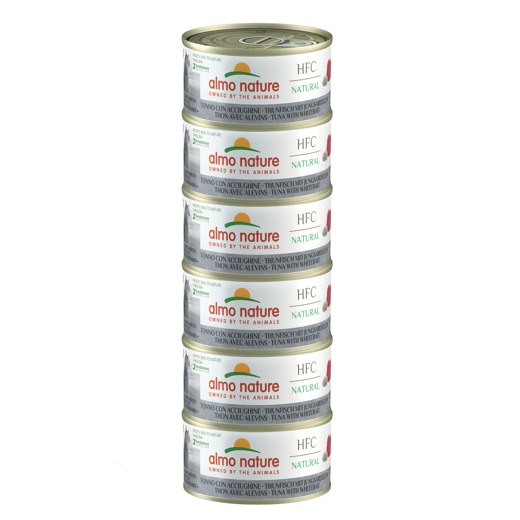 Almo HFC Natural Thon & Jeunes sardines 6x70g