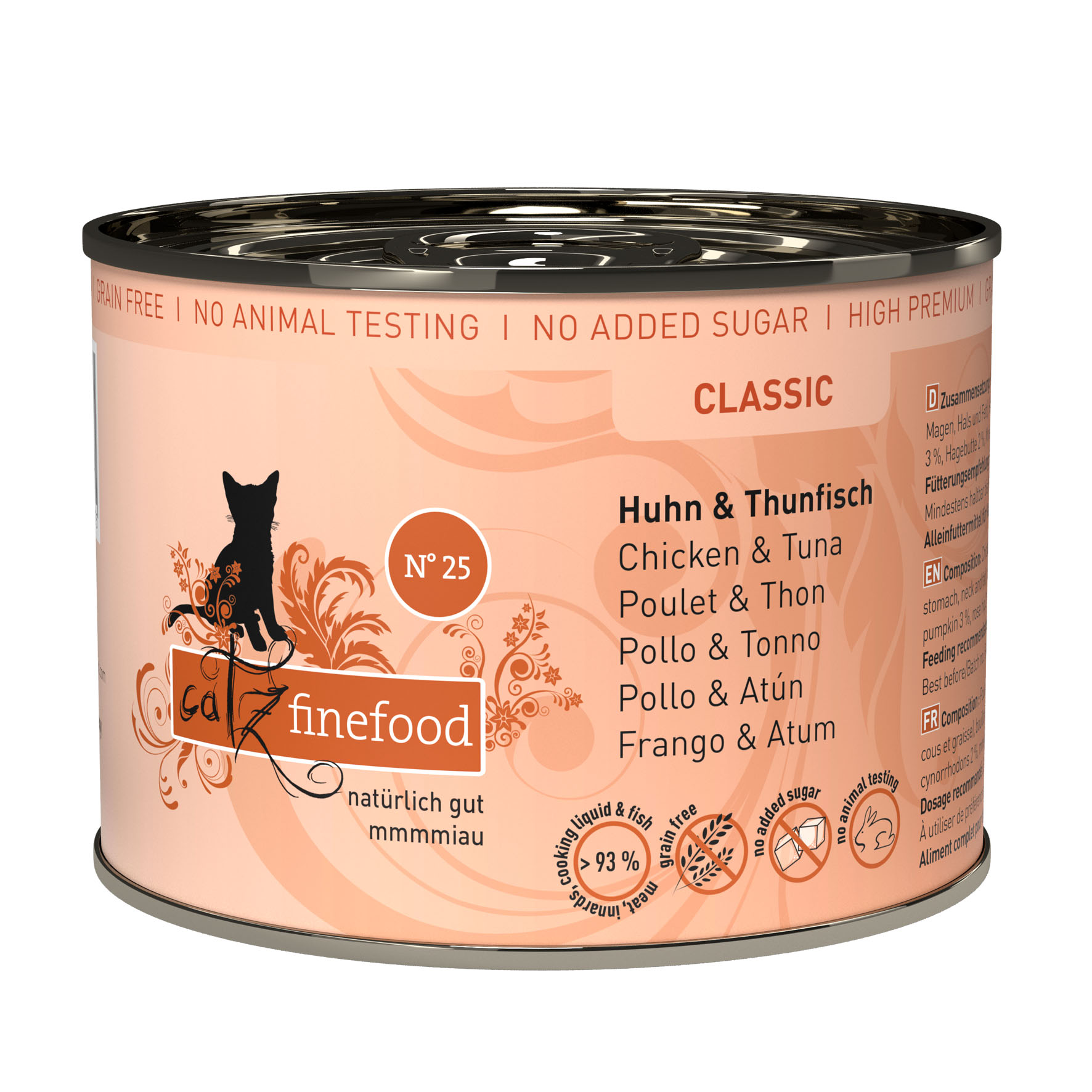 Catz Finefood No. 25 con pollo e tonno, 200g