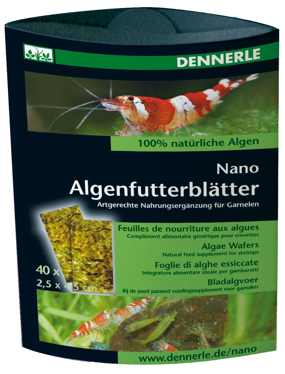 Dennerle Nano Algenfutterblätter, 40Stk.