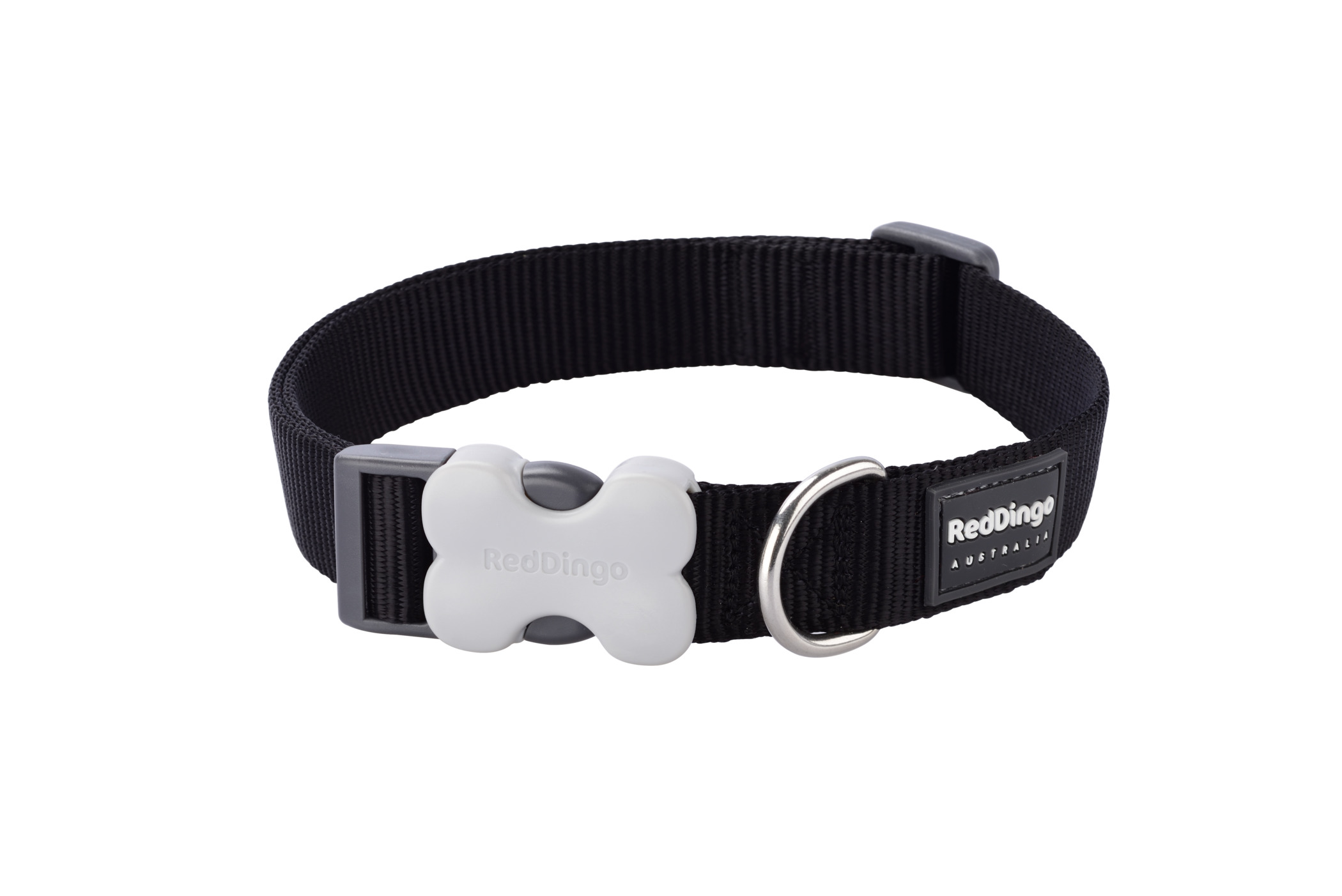 RedDingo Halsband Plain Classic Schwarz Giant Short