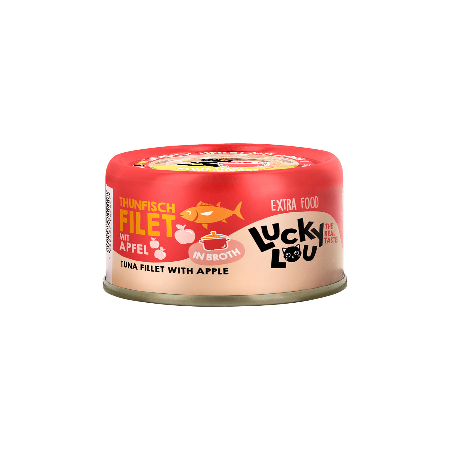 Lucky Lou thon & pomme en bouillon 70g