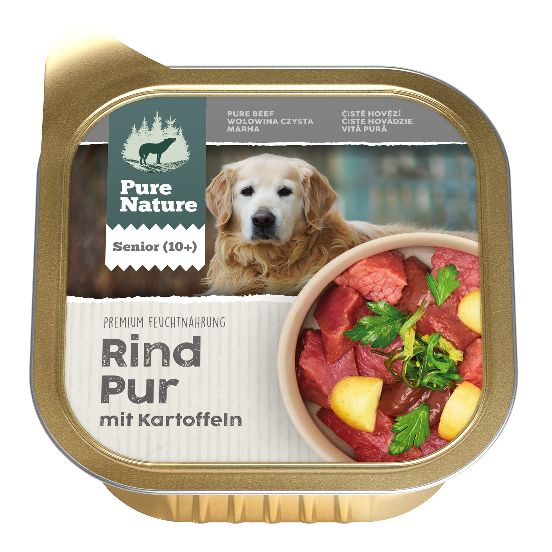 PureNature Senior Rind Pur mit Kartoffeln, 150g