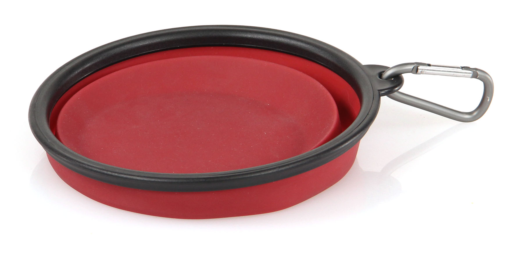 swisspet Travelbowl Roby, rouge foncé, ø16.7cm, 5-7cm, 473ml