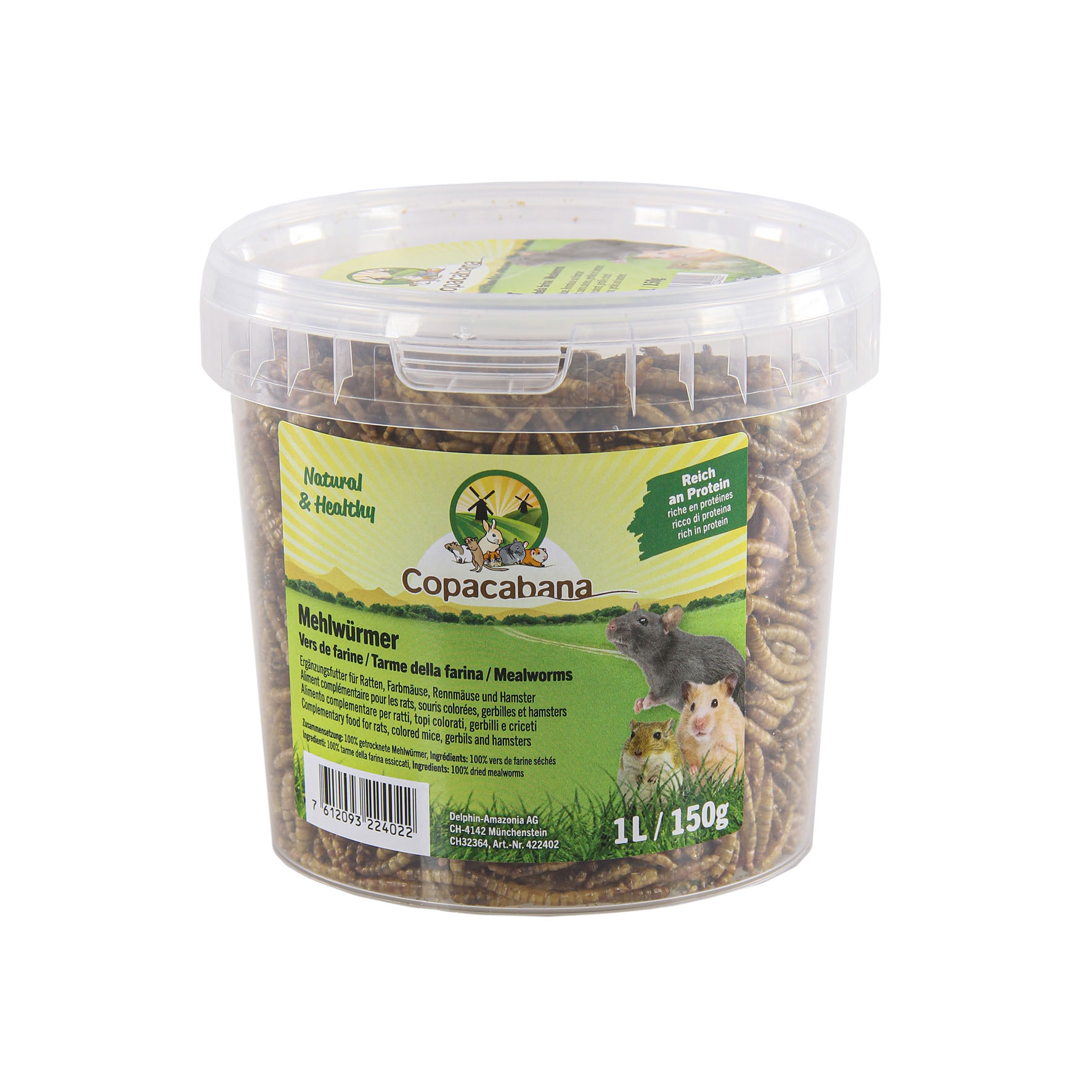 Copacabana Mehlwürmer 1Liter/150g