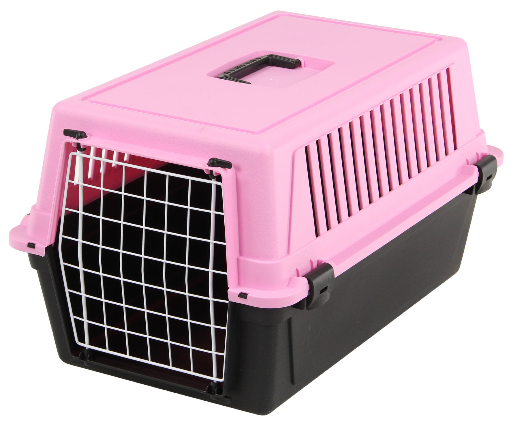 swisspet Transportbox Atlas 20, pink-schwarz