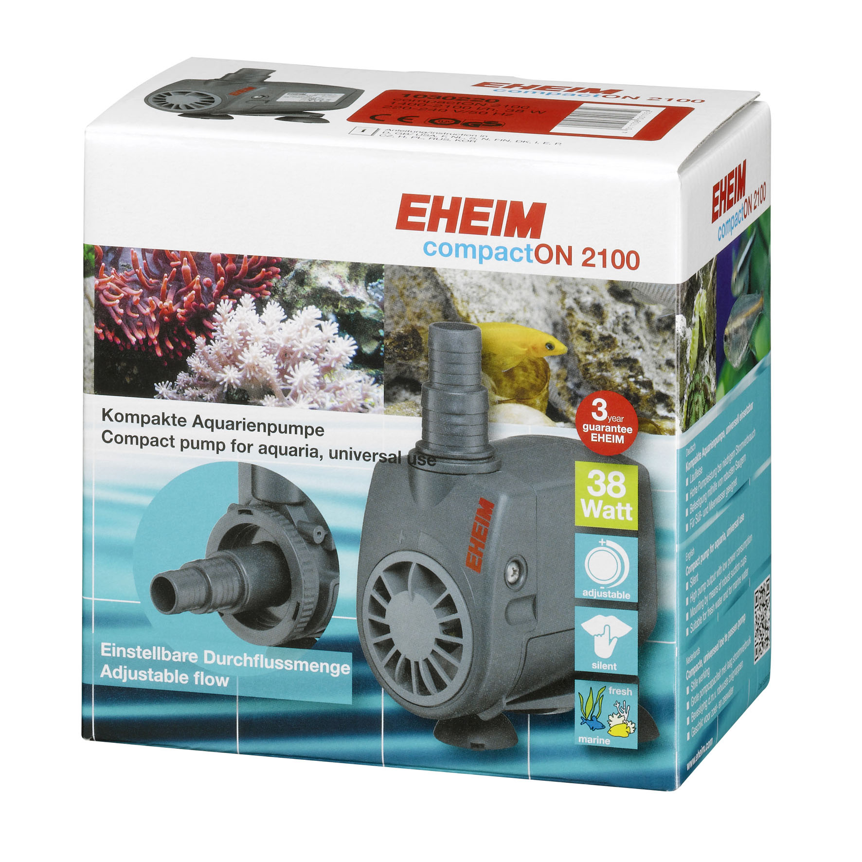 EHEIM CompactON Pumpe 2100, 1400-2100l/h