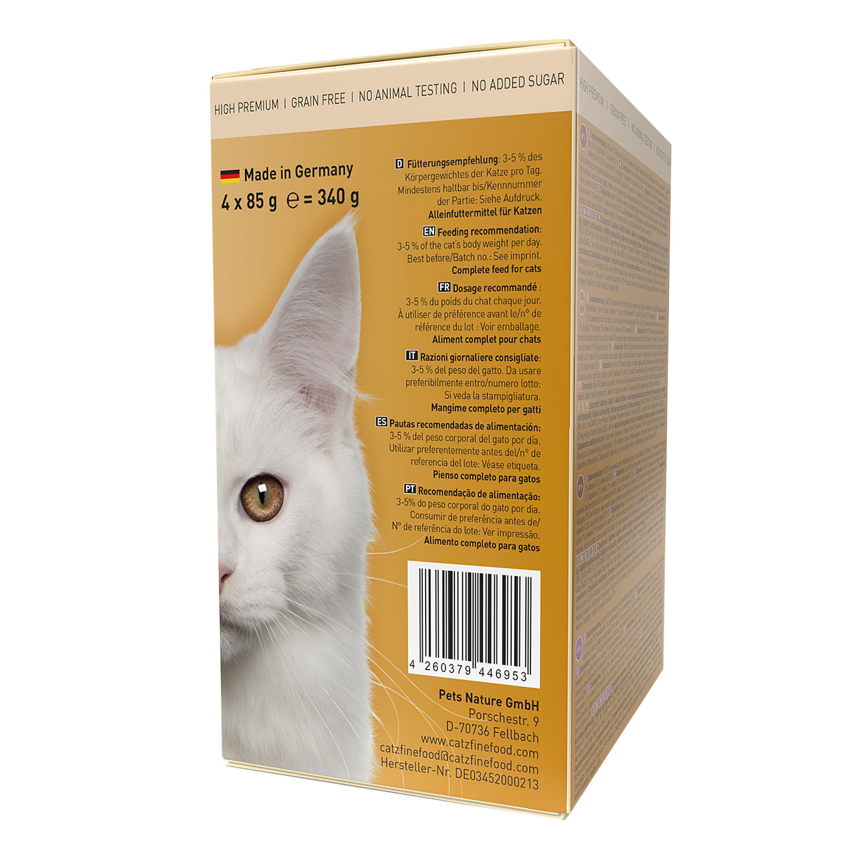 Catz finefood Classic Gourmetbox I, Senior, 4x85g