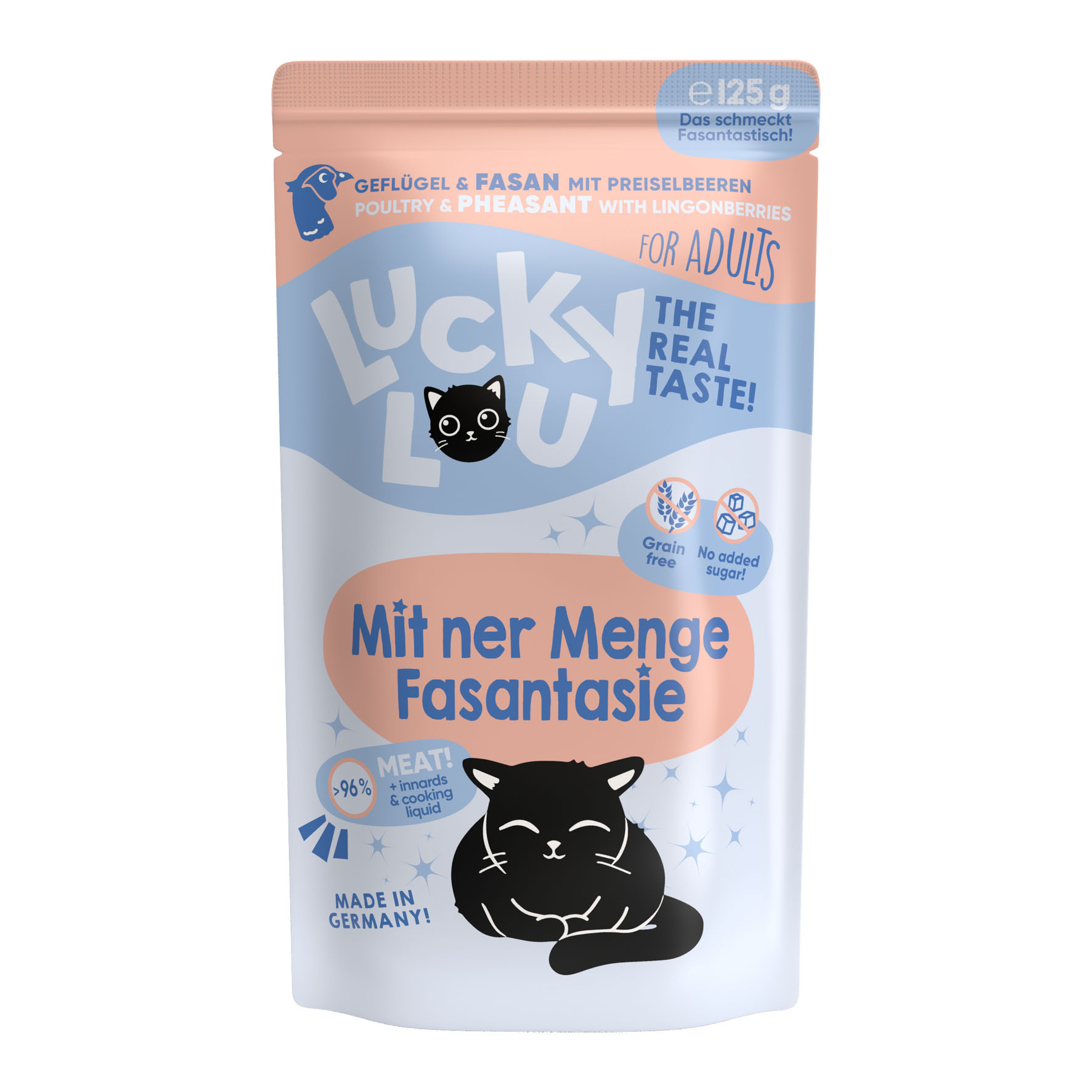 Lucky Lou Adult Pollame & Fagiano 125g