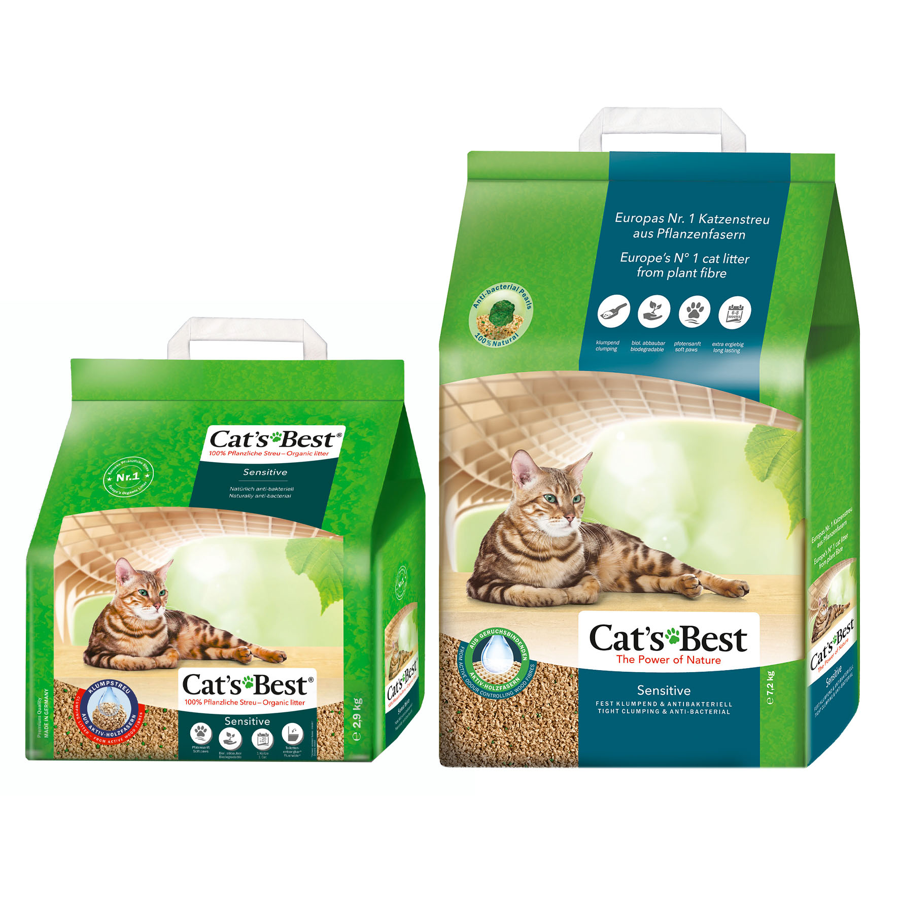 Lettiera per gatti Cat's Best Sensibile