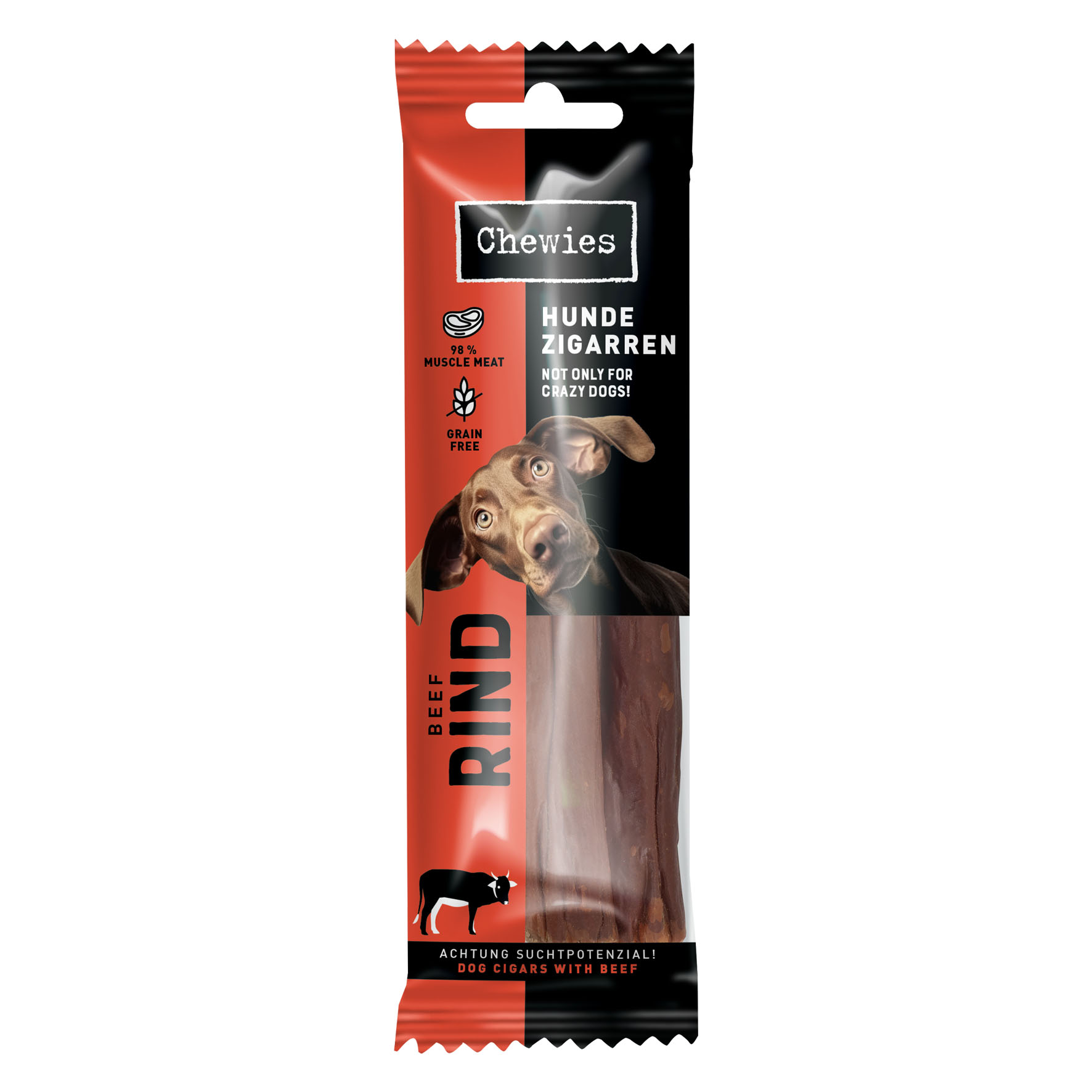Chewies Hundezigarre Rind 75g