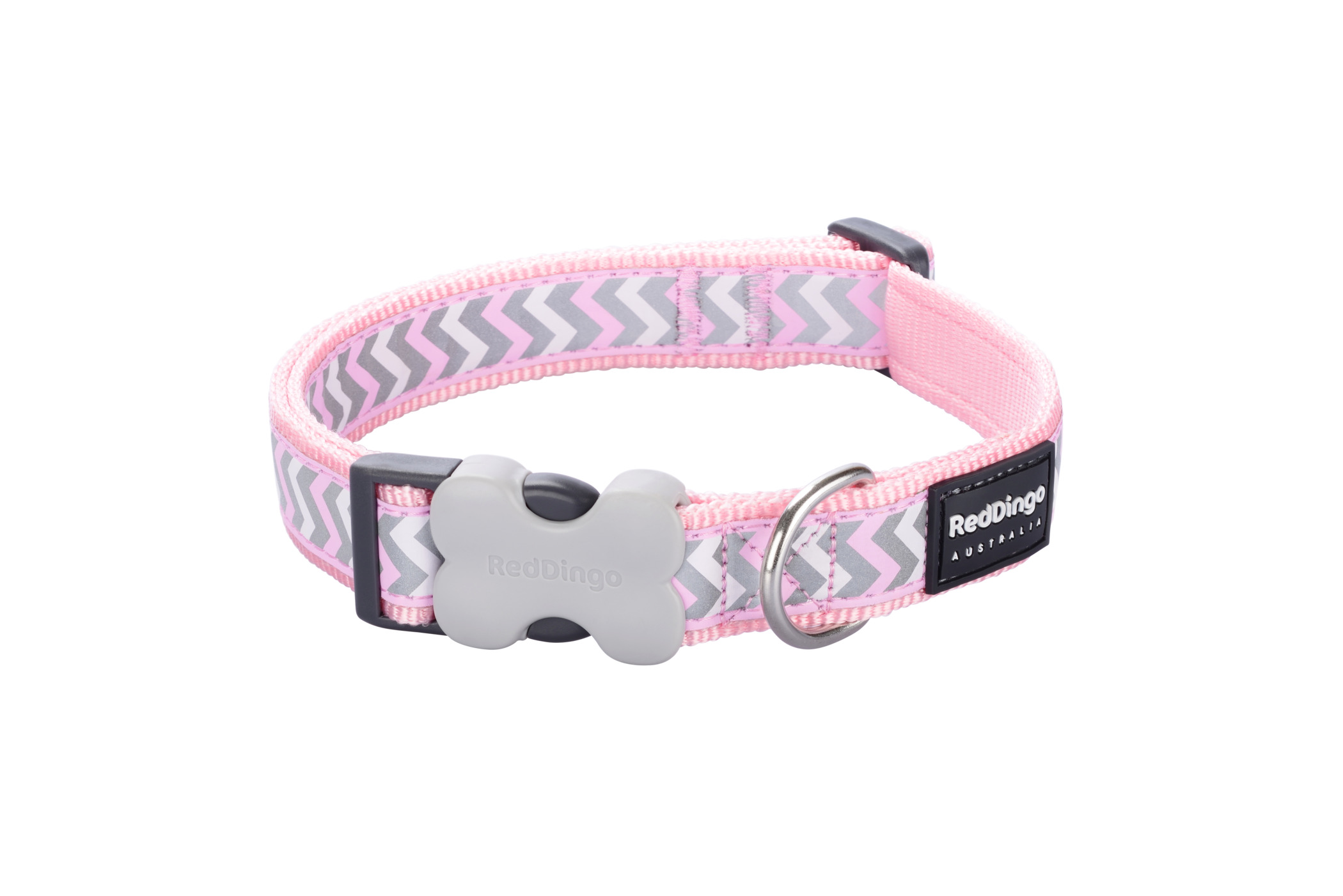 RedDingo Halsband Reflective Ziggy Pink S