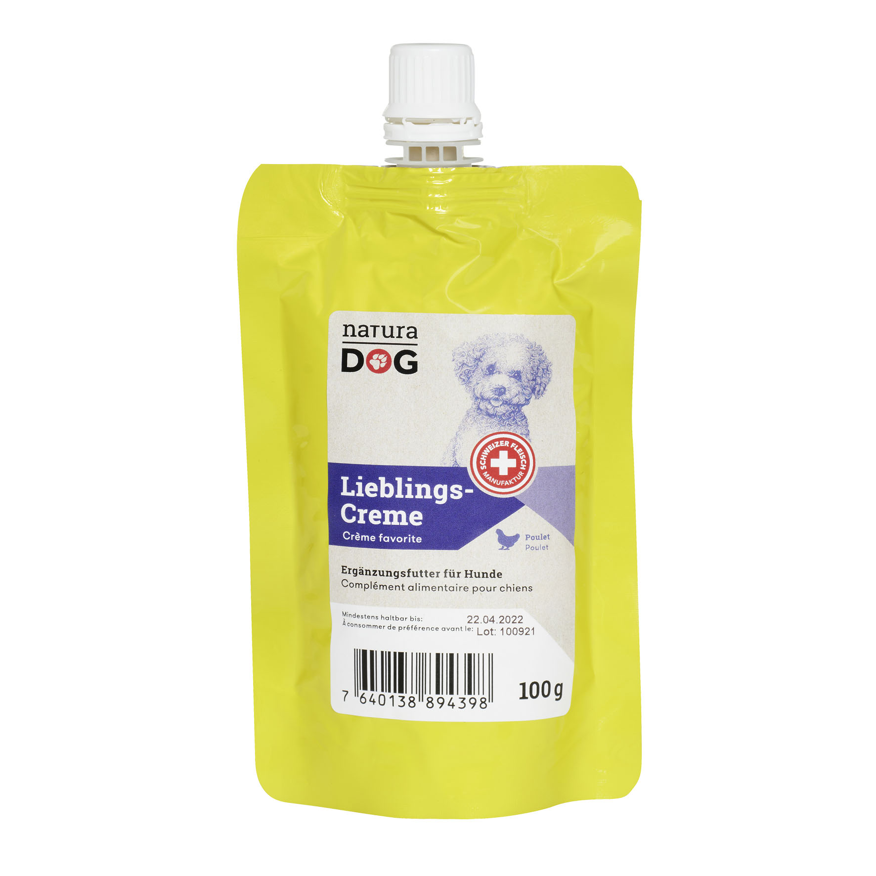 NaturaDog  Lieblingscreme Huhn, 100g